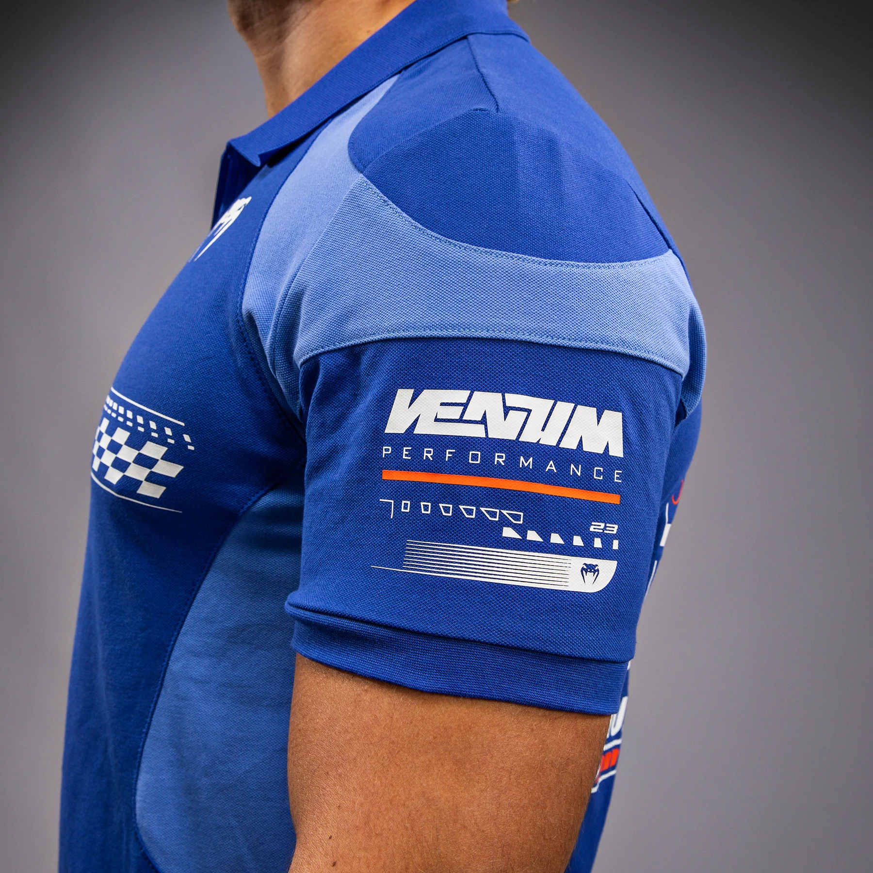 Venum Motorsport Cotton Polo - Royal Blue - Image 6