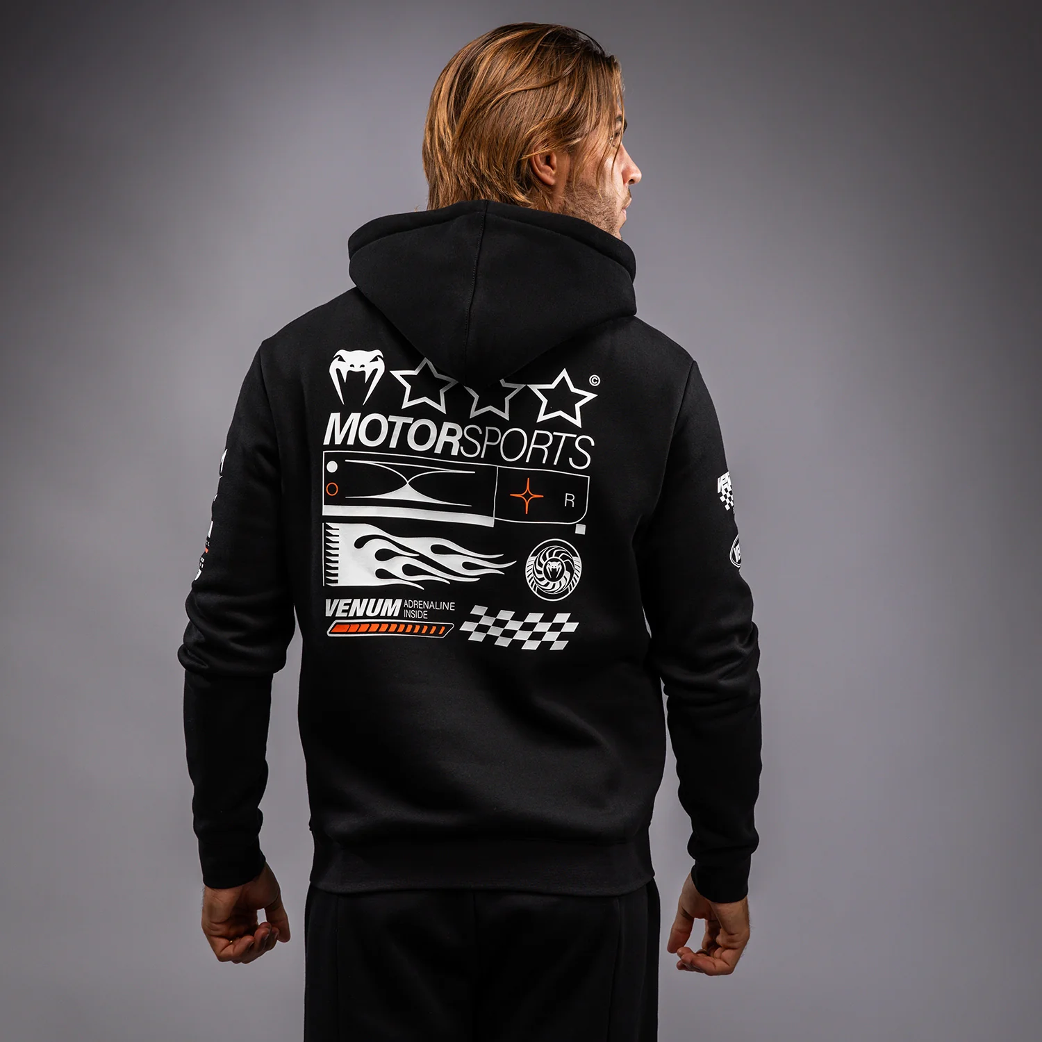 Venum Motorsport Hoodie - Deep Black - Image 2