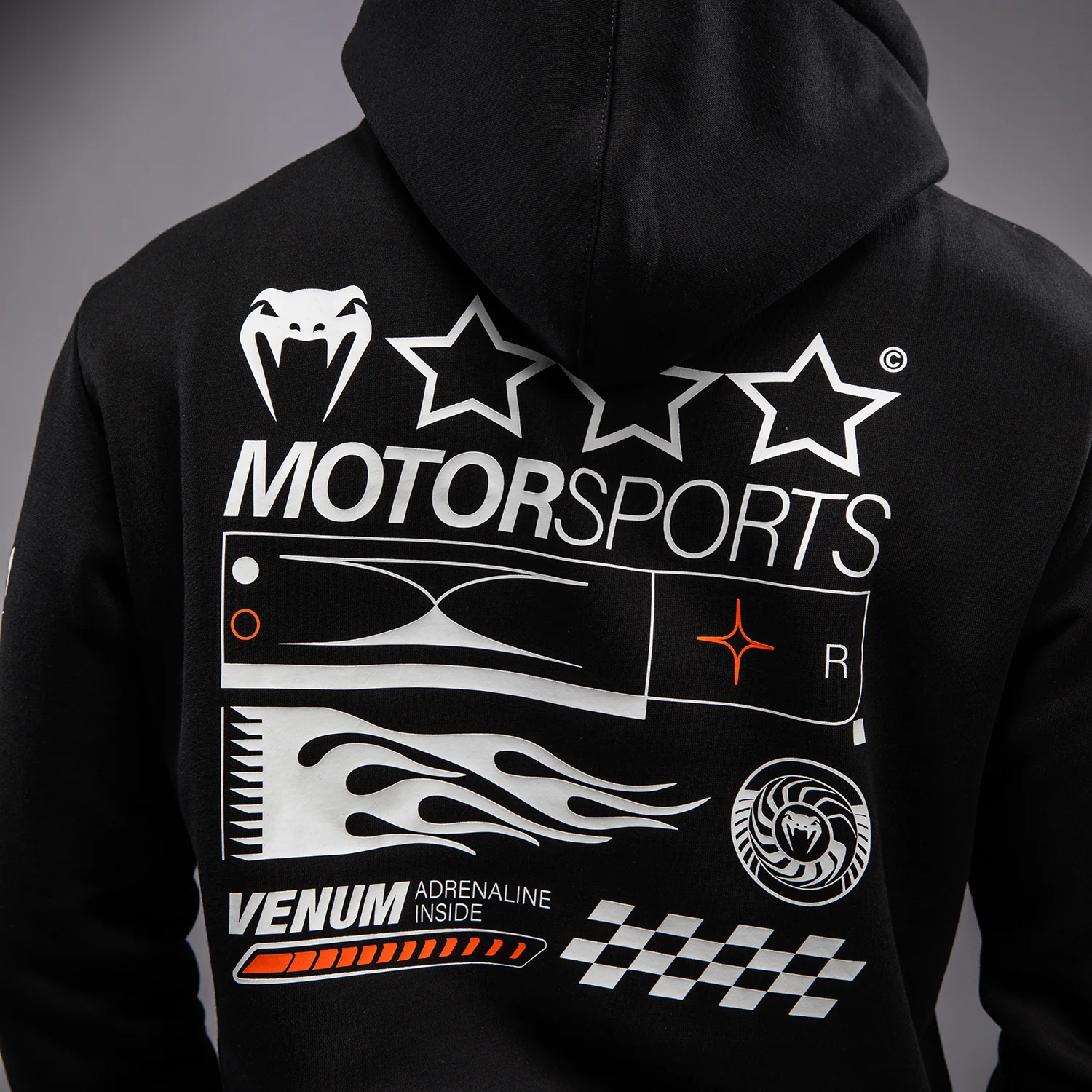 Venum Motorsport Hoodie - Deep Black - Image 6