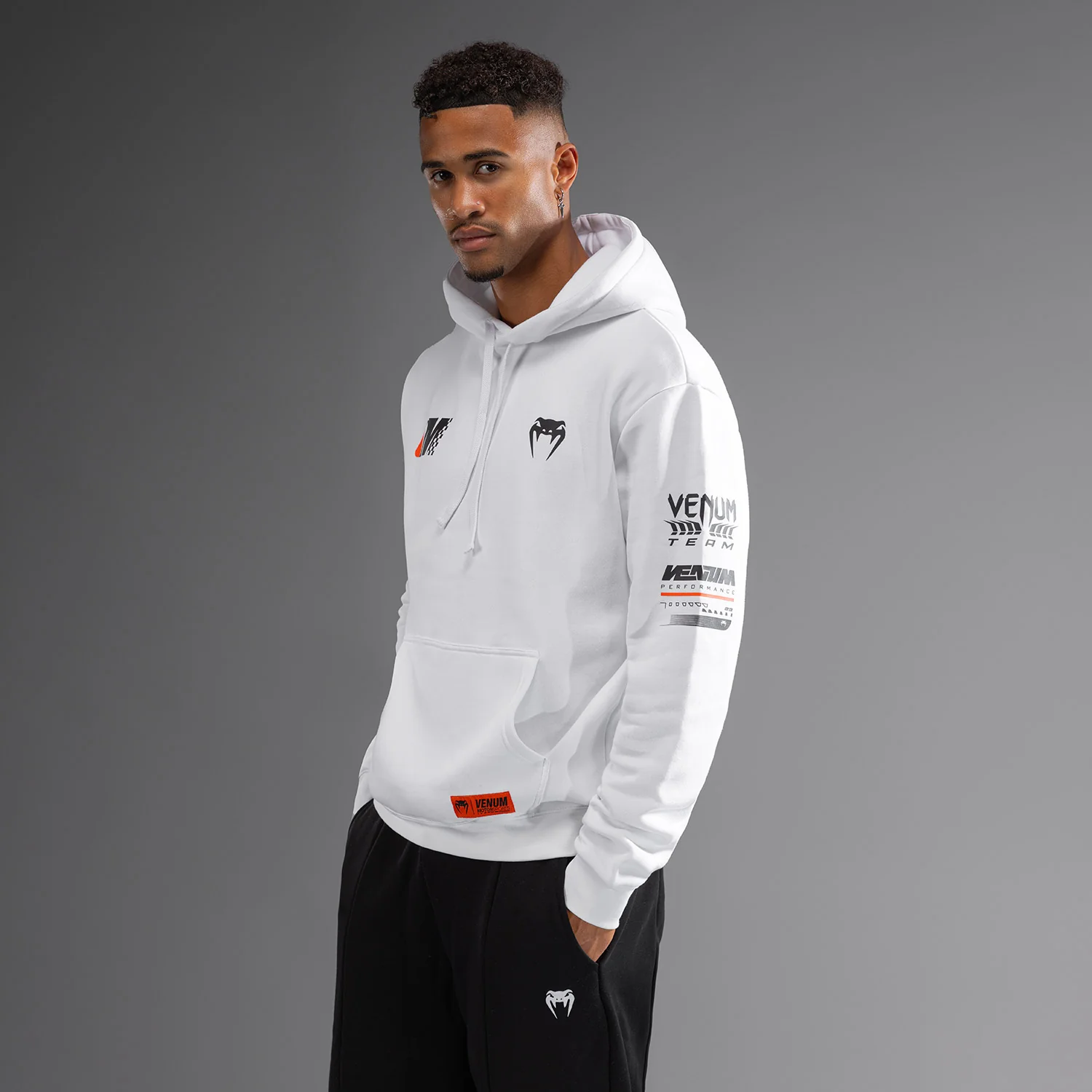 Venum Motorsport Hoodie - Snow White - Image 2