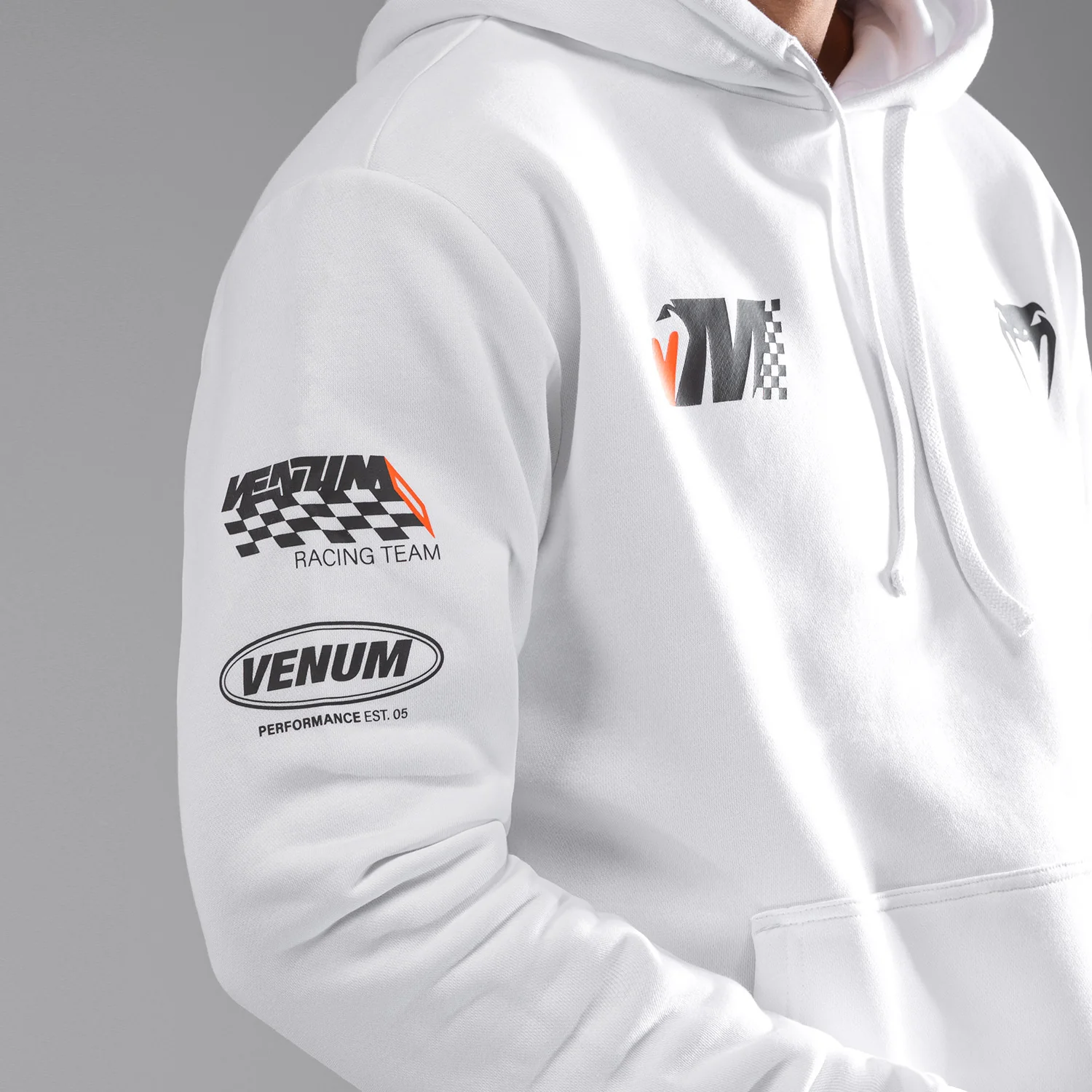 Venum Motorsport Hoodie - Snow White - Image 6