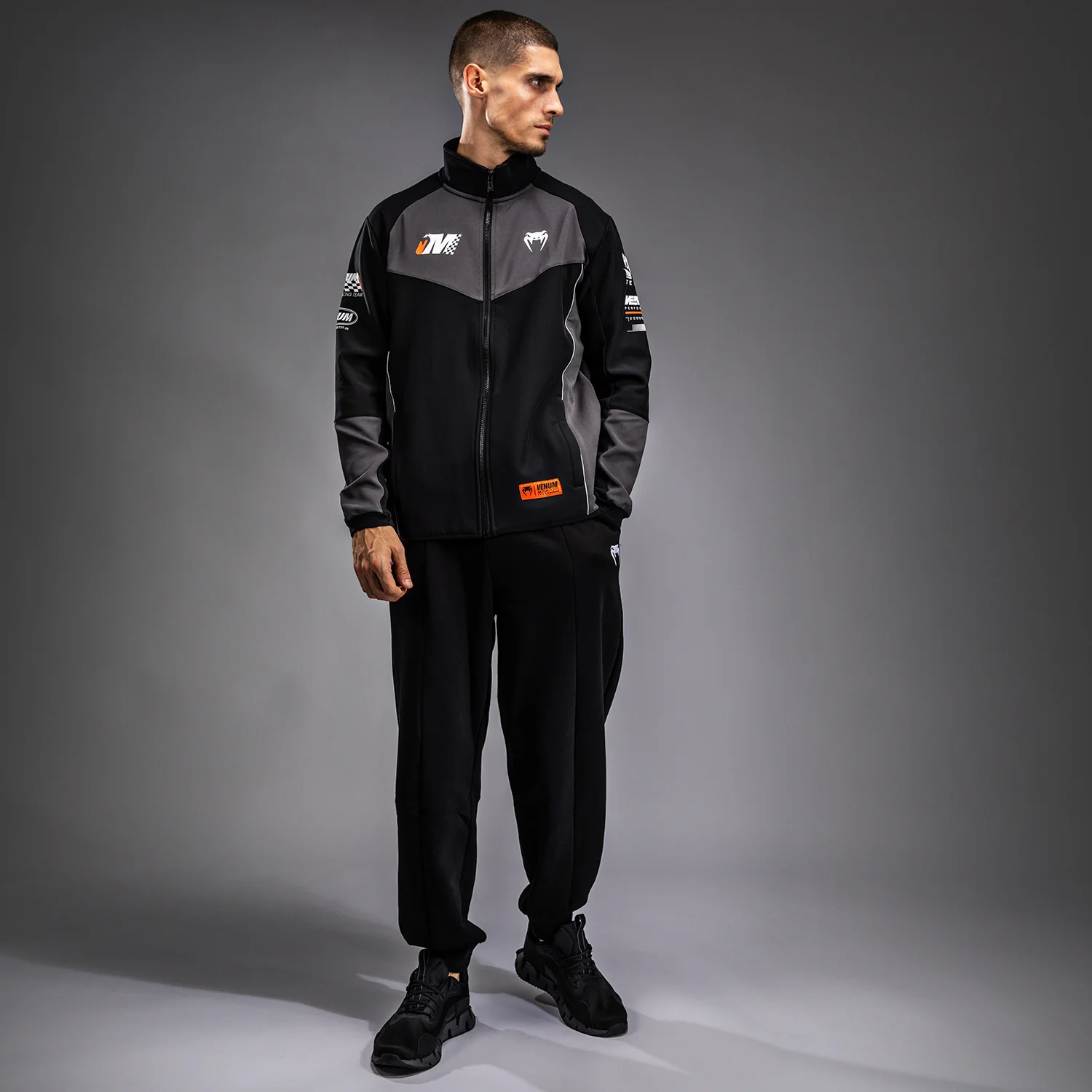 Venum Motorsport Softshell Jacket - Deep Black - Image 3