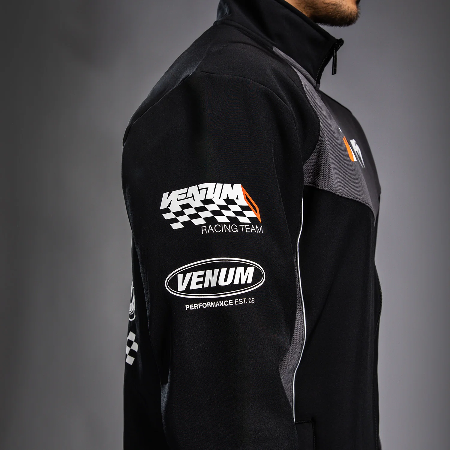 Venum Motorsport Softshell Jacket - Deep Black - Image 6