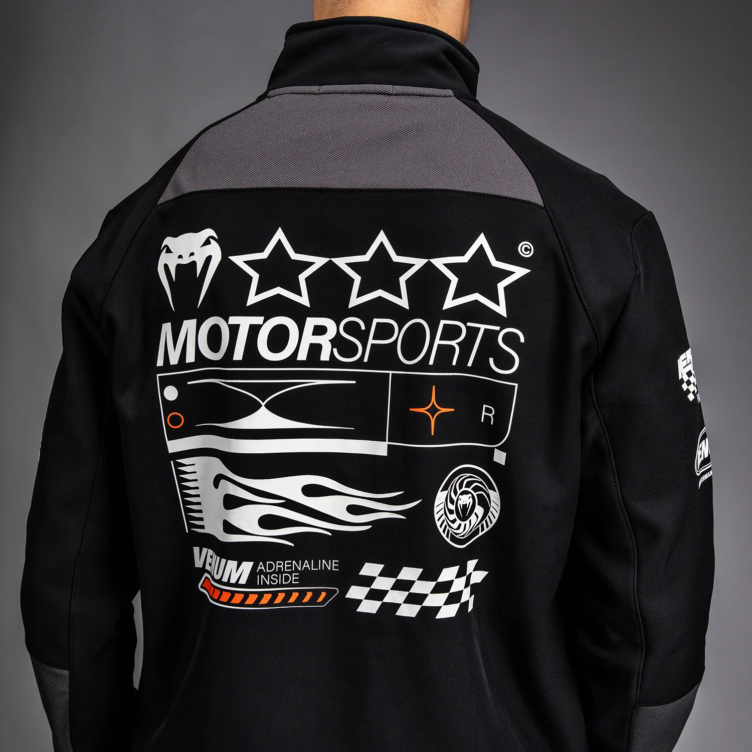 Venum Motorsport Softshell Jacket - Deep Black - Image 7