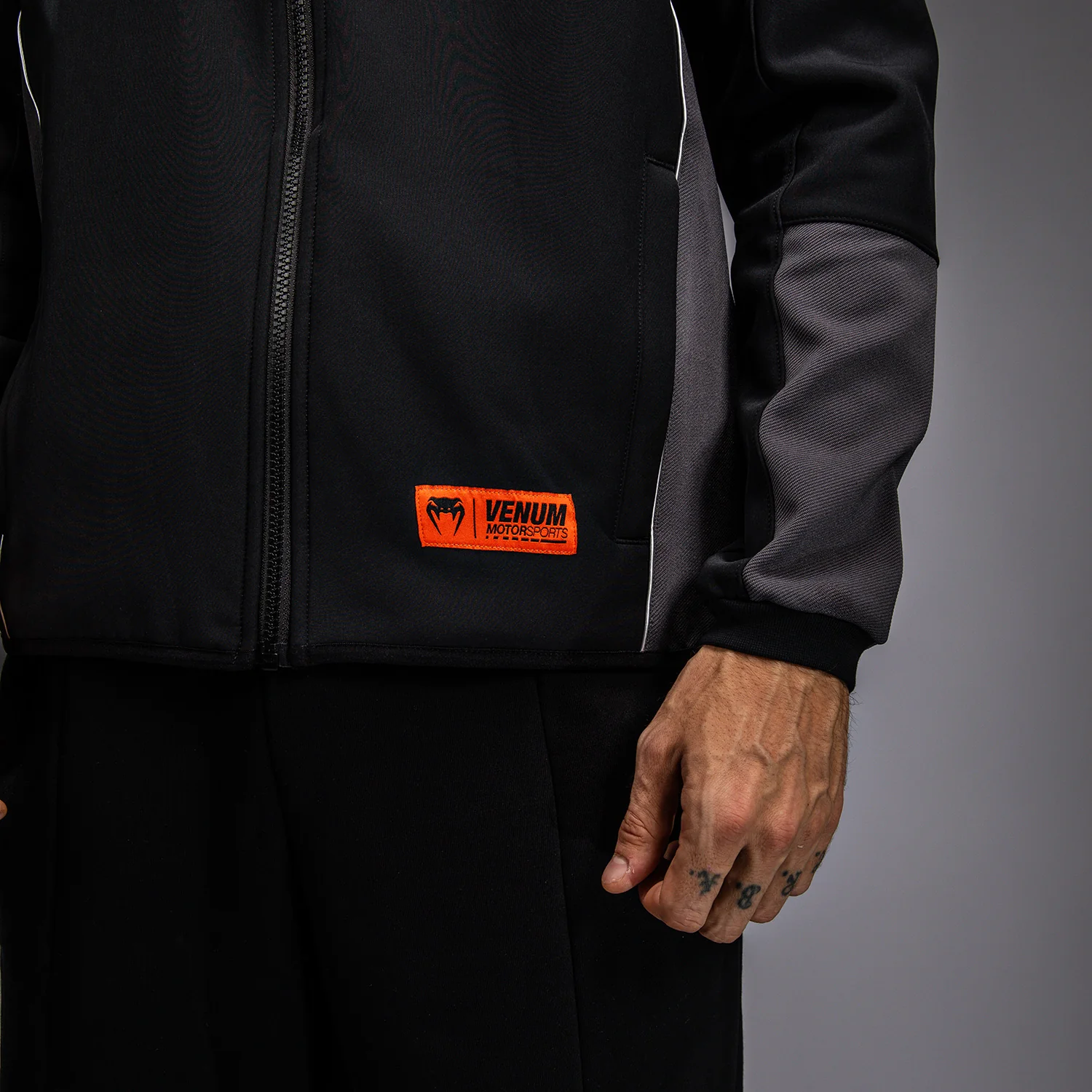 Venum Motorsport Softshell Jacket - Deep Black - Image 9