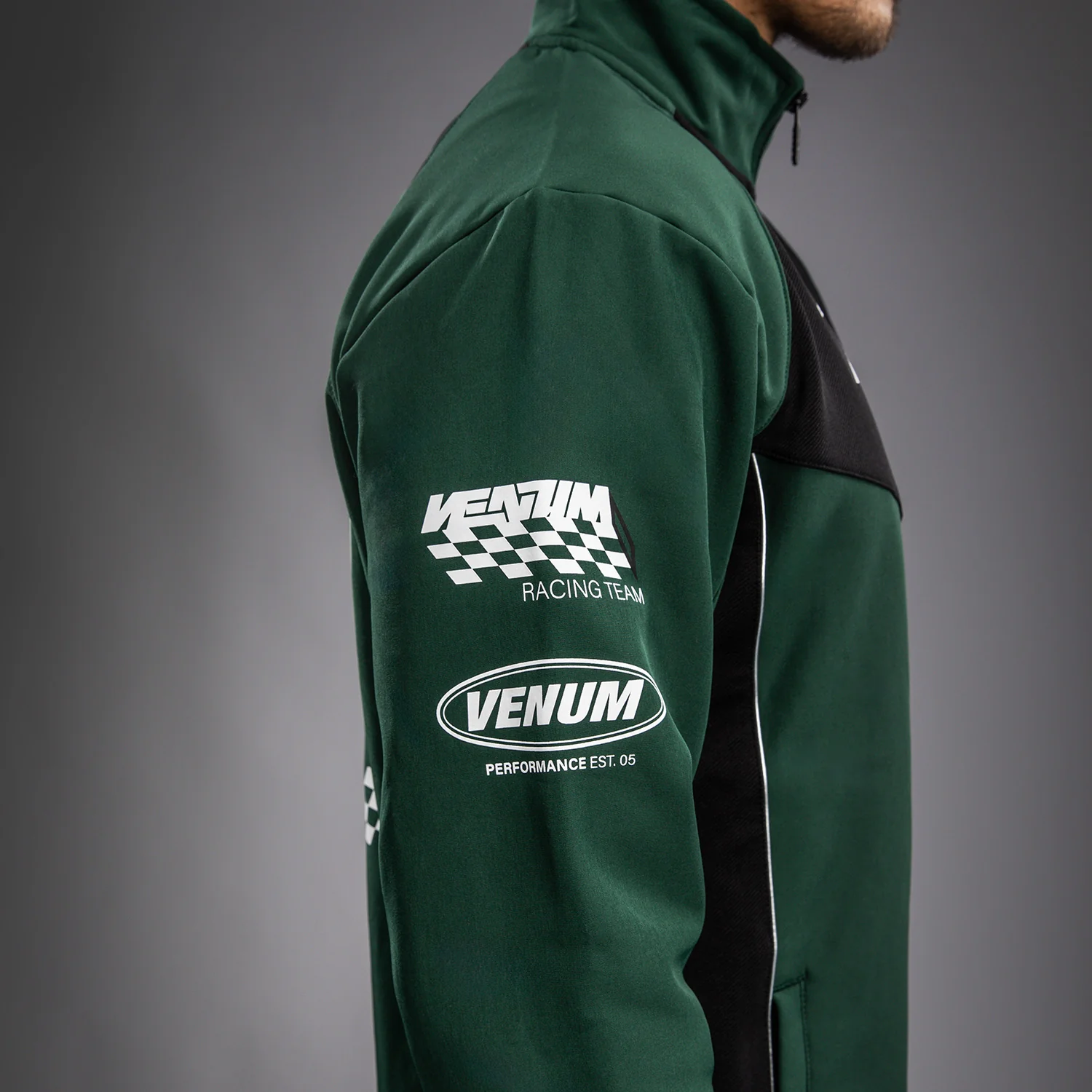 Venum Motorsport Softshell Jacket - Deep Forest - Image 7
