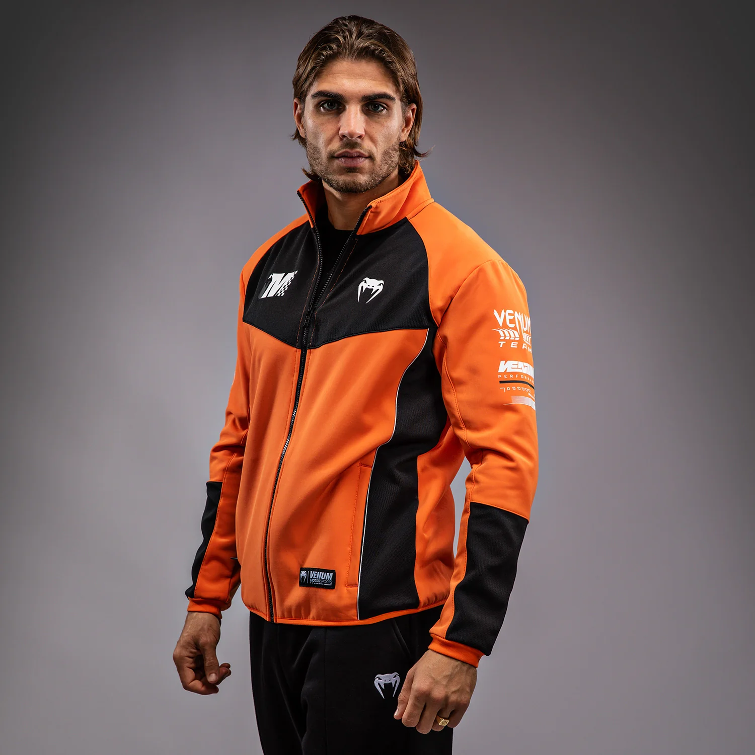 Venum Motorsport Softshell Jacket - Tangerine - Image 2