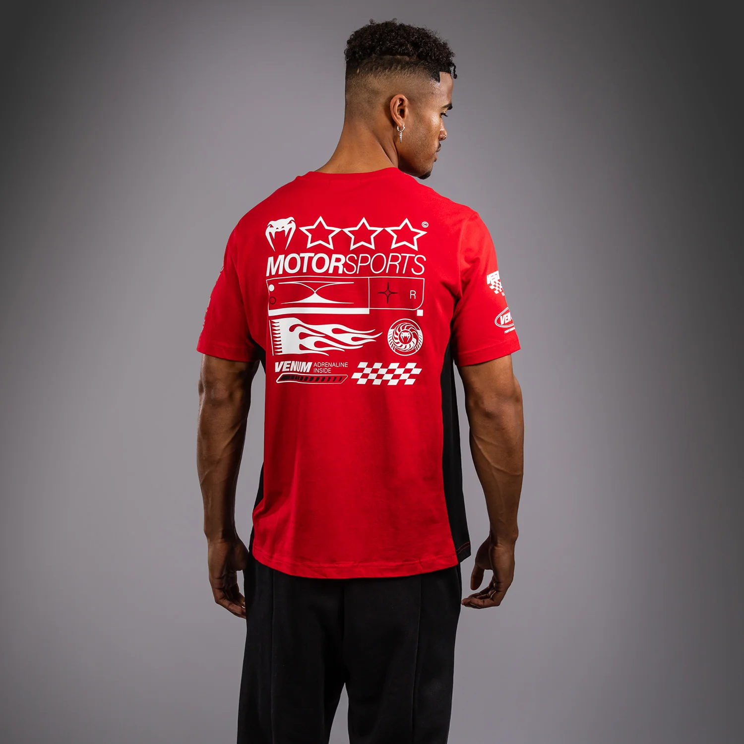Venum Motorsport T-Shirt - Racer Red - Image 2