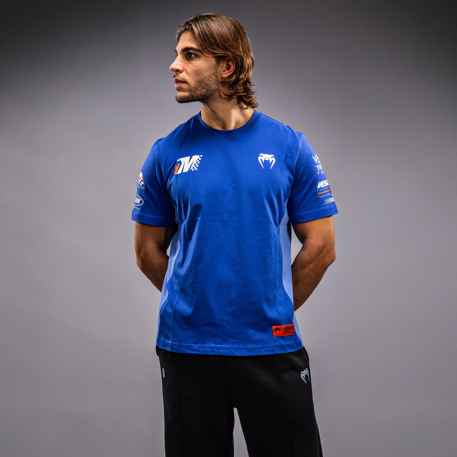 Venum Motorsport T-Shirt - Royal Blue - Image 3