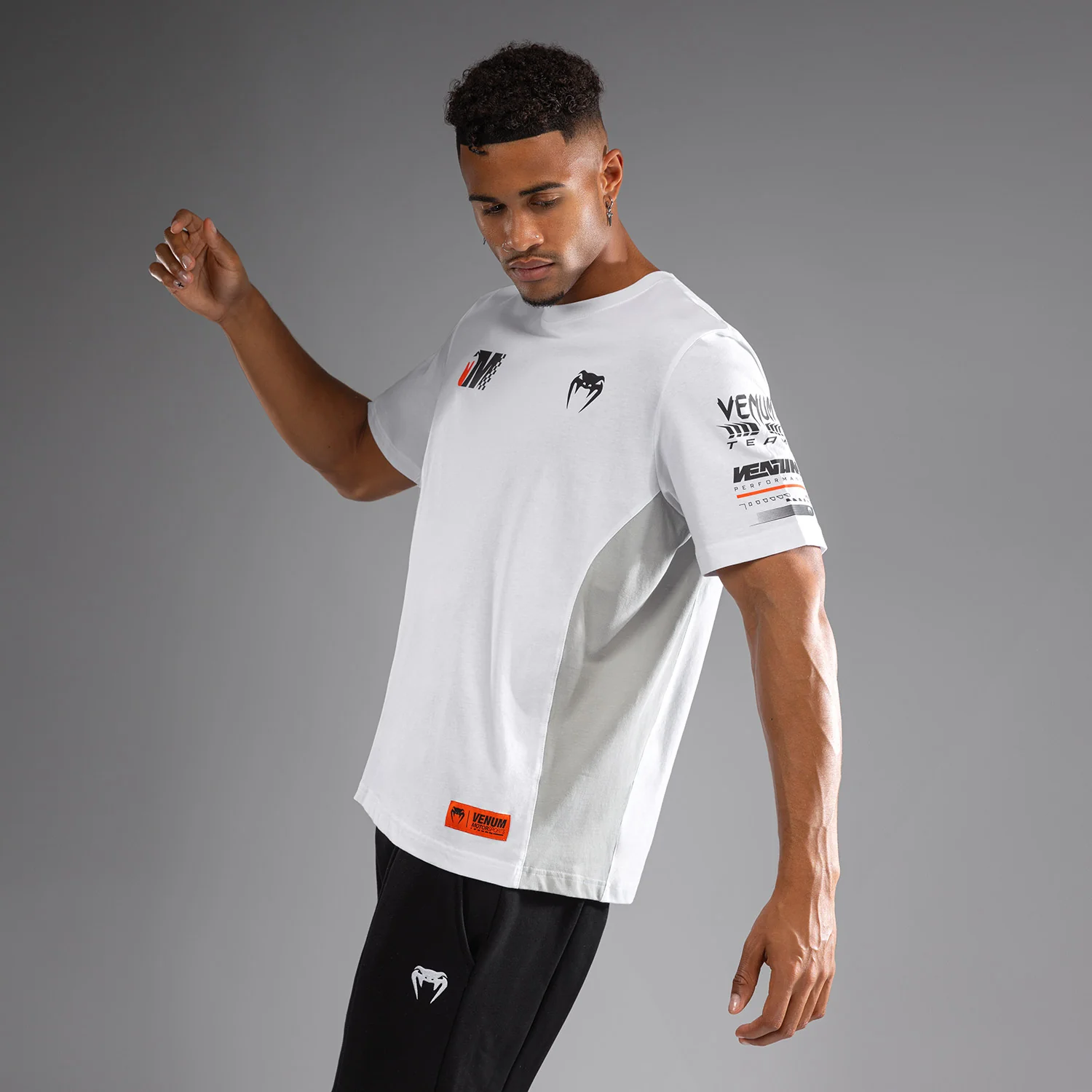 Venum Motorsport T-Shirt - Snow White - Image 2