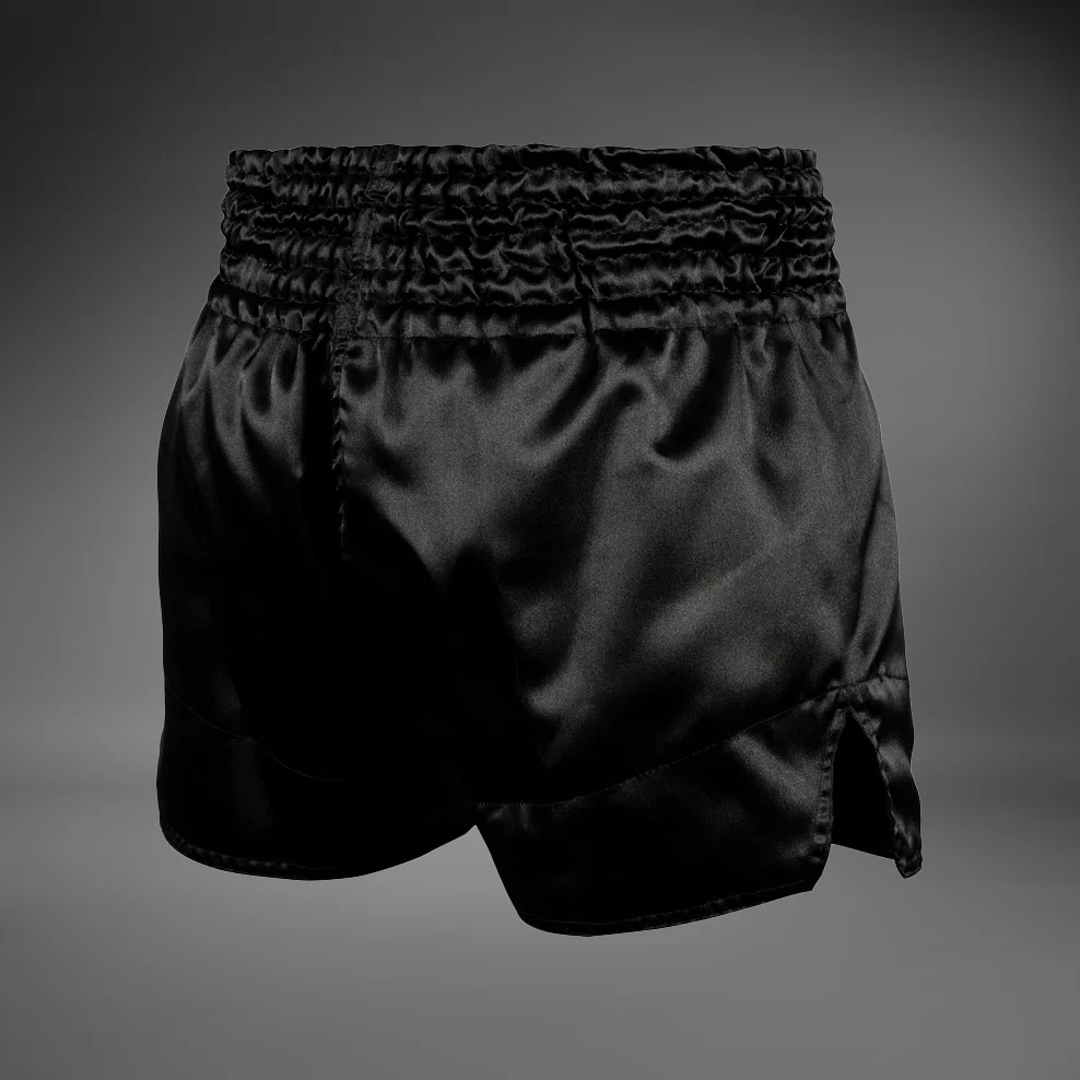 Venum Classic Muay Thai Short - Black/White - Image 2