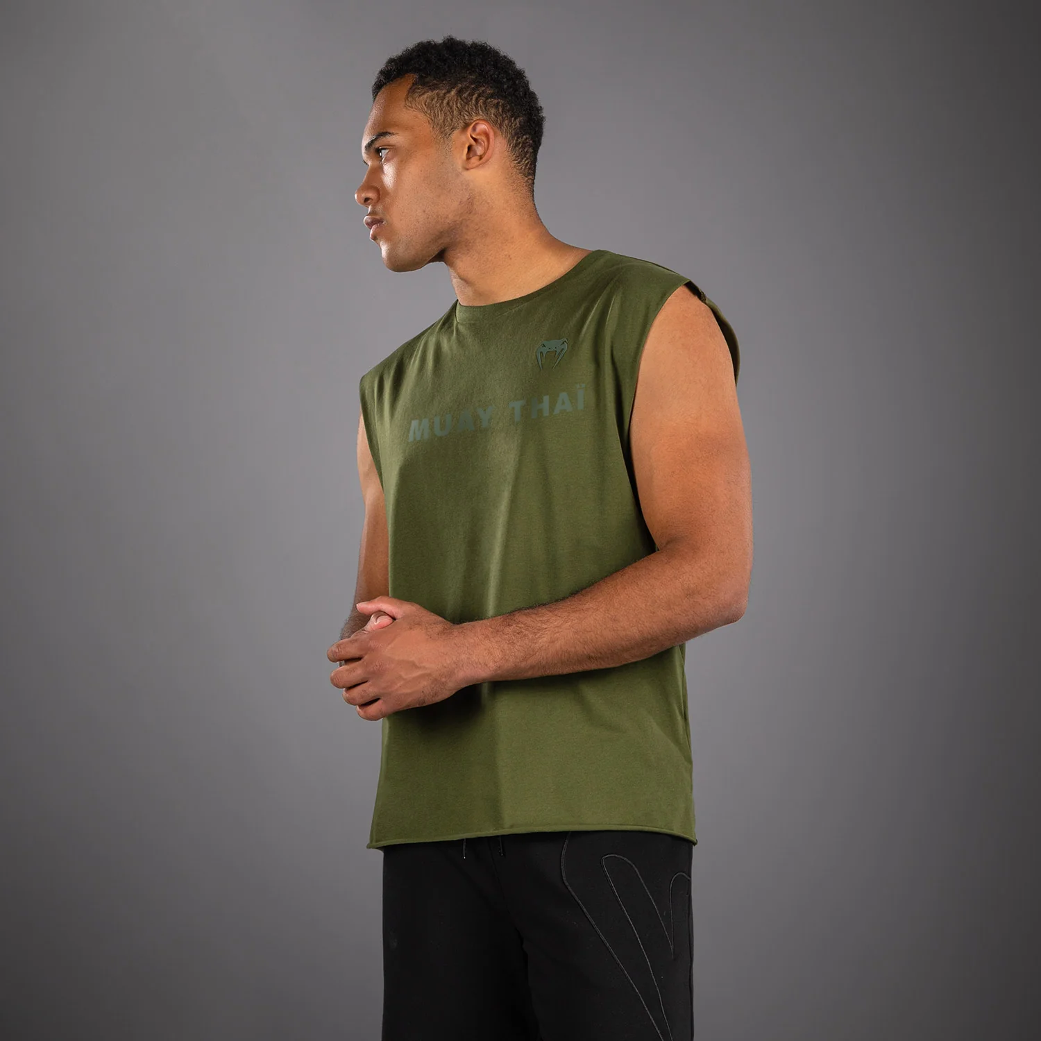 Venum Muay Thai VT T-Shirt - Military Green - Image 2