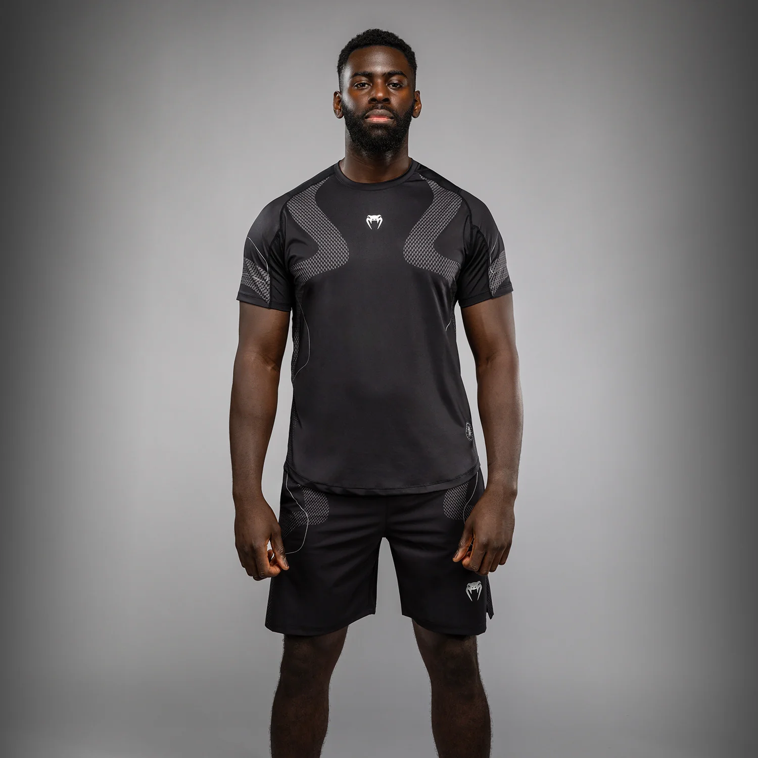 Venum Nexus Dry-Tech T-Shirt - Black/Silver