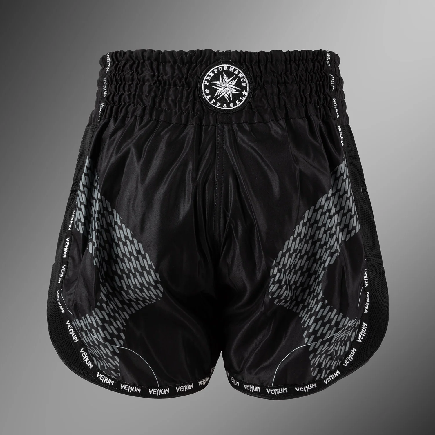 Venum Nexus Muay Thai Shorts - Black/Silver - Image 3