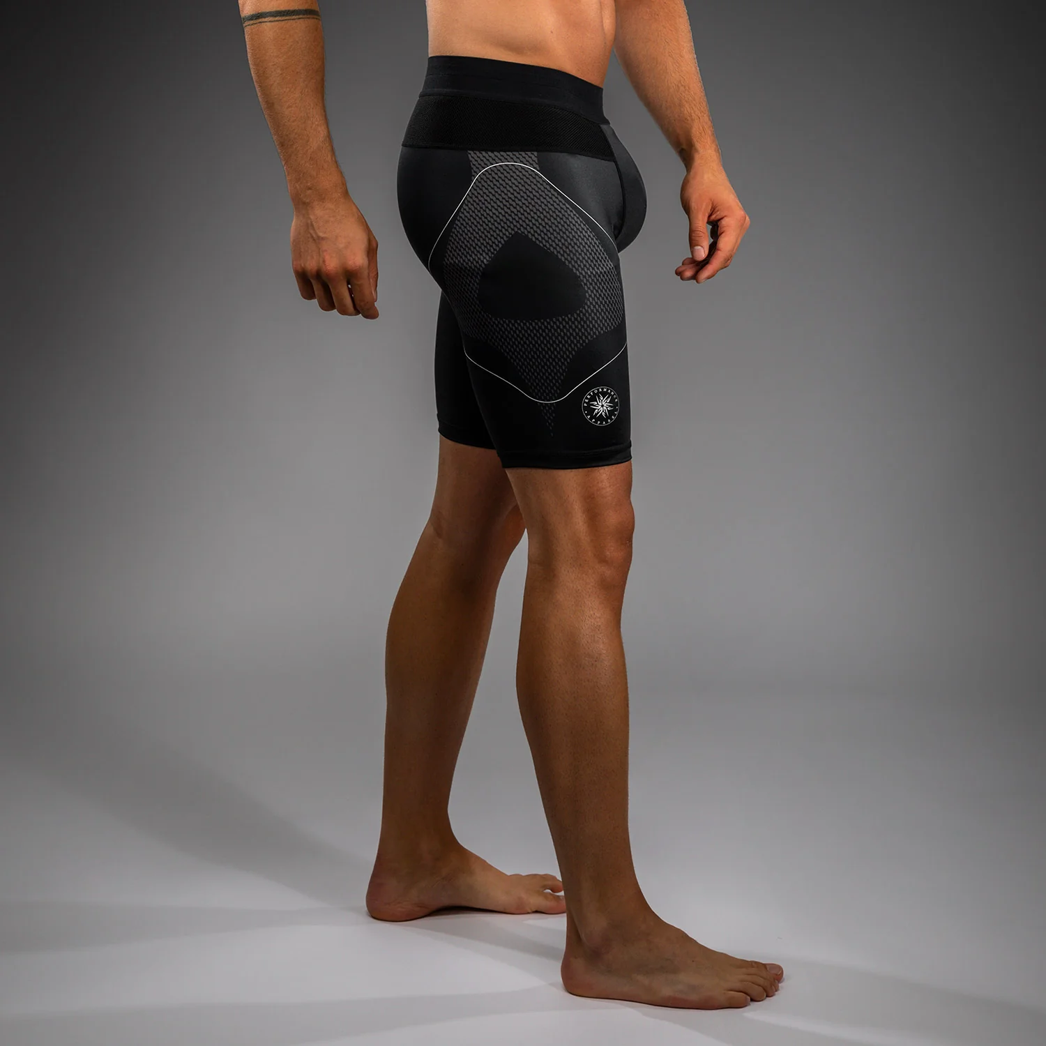 Venum Nexus Vale Tudo Shorts - Black/Silver - Image 5