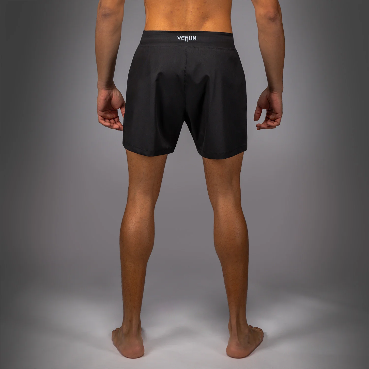 Venum No Gi Fightshorts - Black/ Silver Grey - Image 3