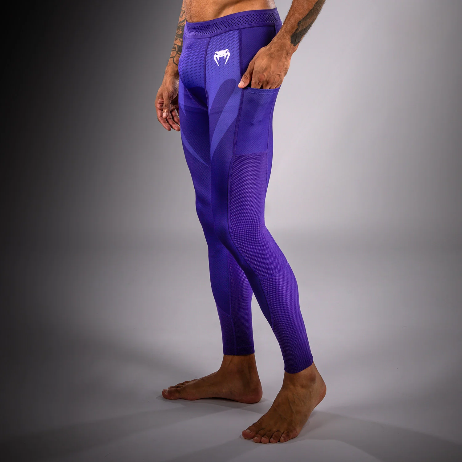 Venum No Gi Spats - Purple - Image 2