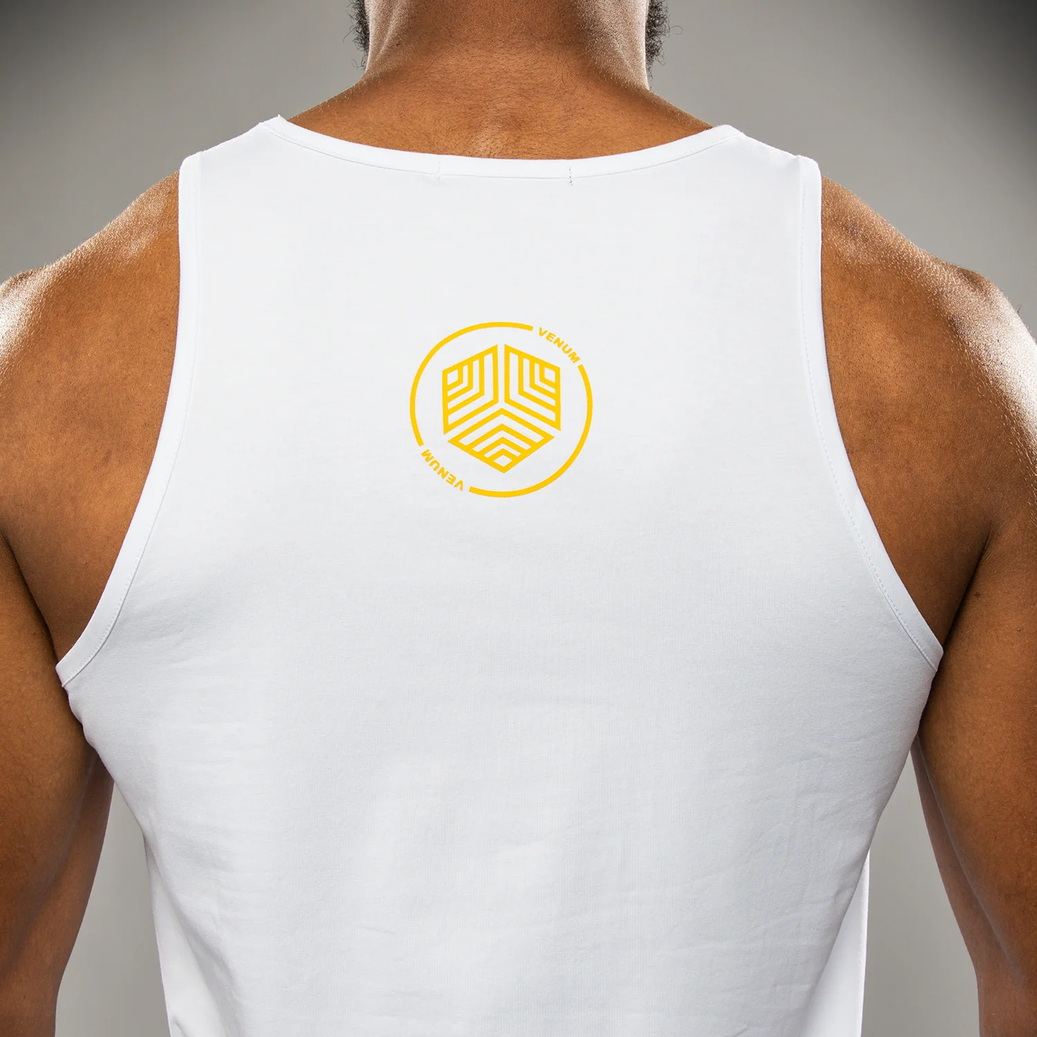 Venum Octane Tank Top - White/Vibrant Yellow - Image 6
