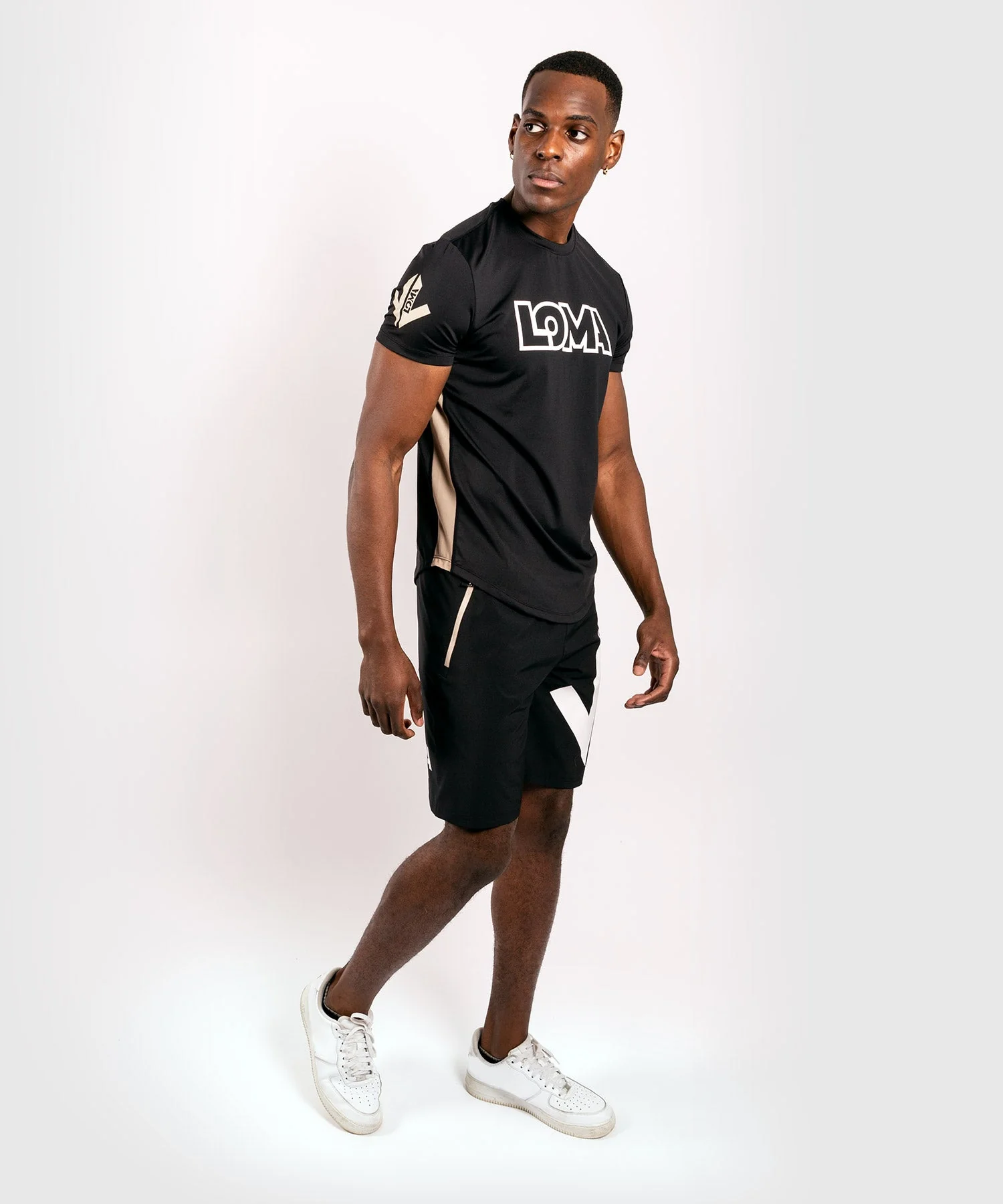 Venum Origins Dry Tech T-shirt - Black/White - Image 10