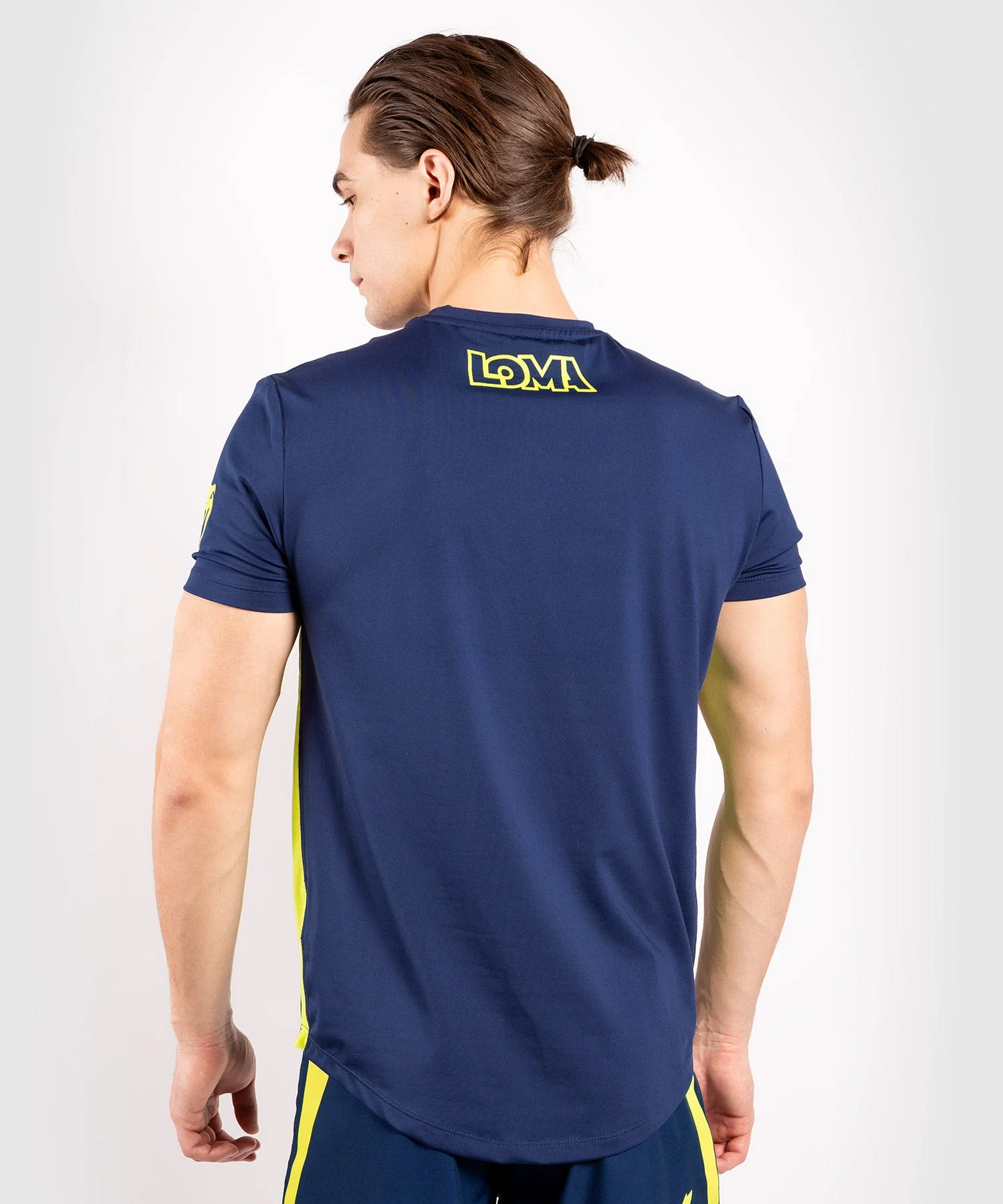 Venum Origins Dry Tech T-shirt - Blue/Yellow - Image 4