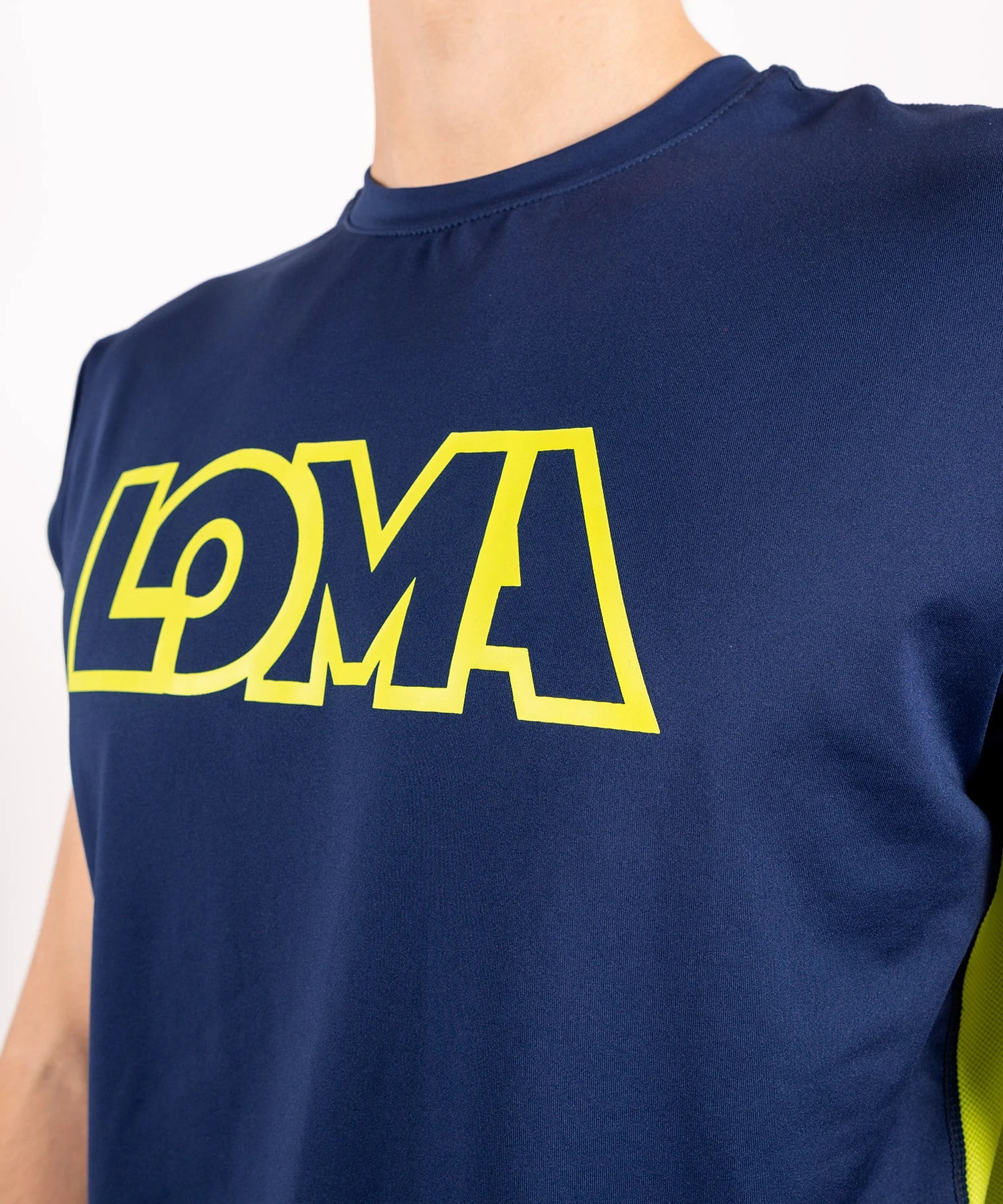 Venum Origins Dry Tech T-shirt - Blue/Yellow - Image 6
