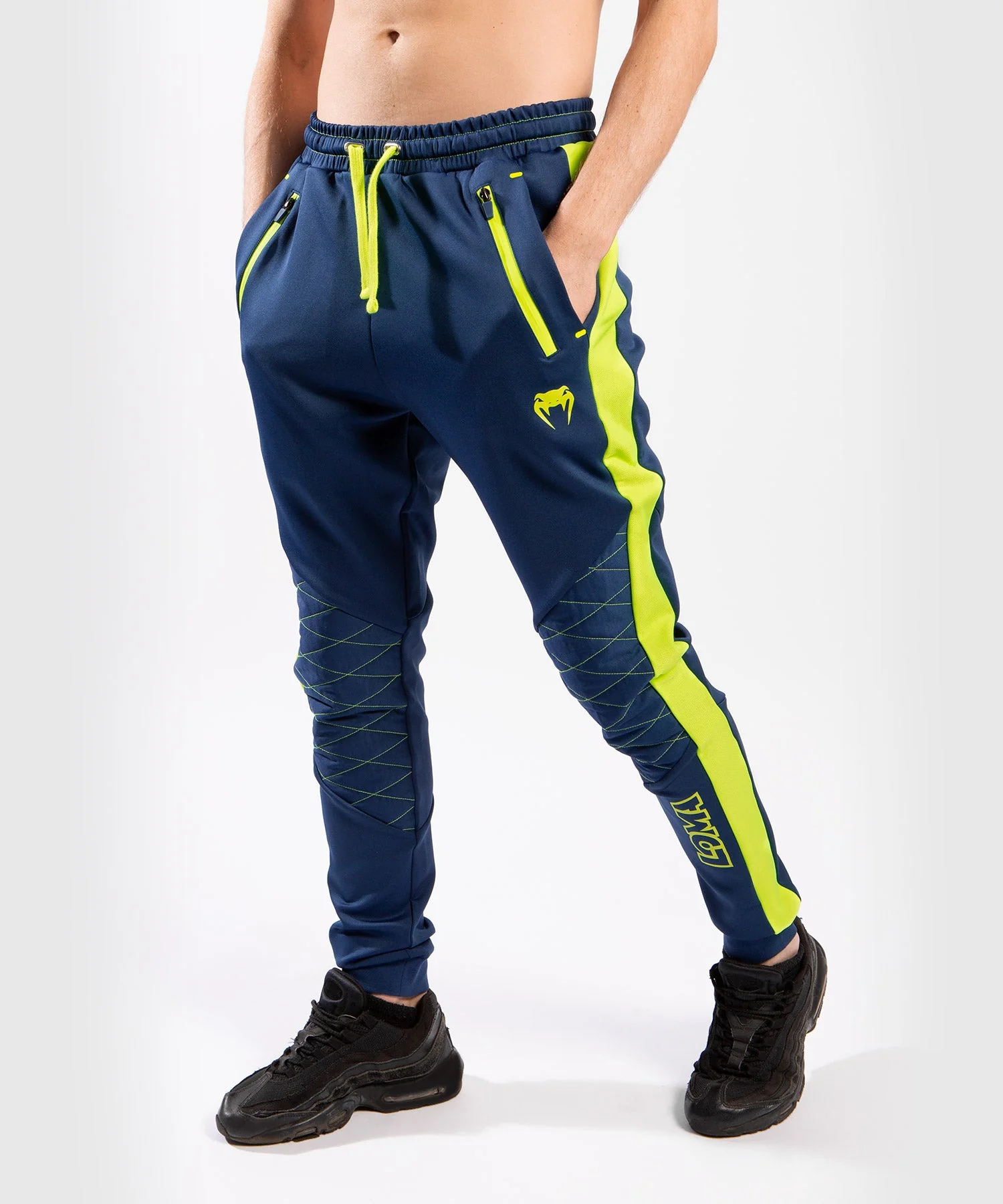 Venum Origins Joggers Blue/Yellow - Image 2