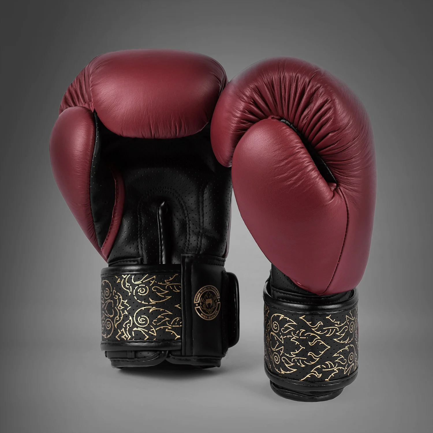 Venum Power 2.0 Boxing Gloves - Burgundy/Black - Image 2