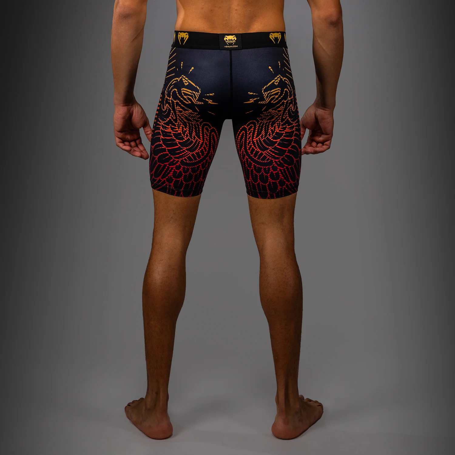Venum Quetzal Fury Vale Tudo - Black/Fury Red/ Tangerine - Image 2