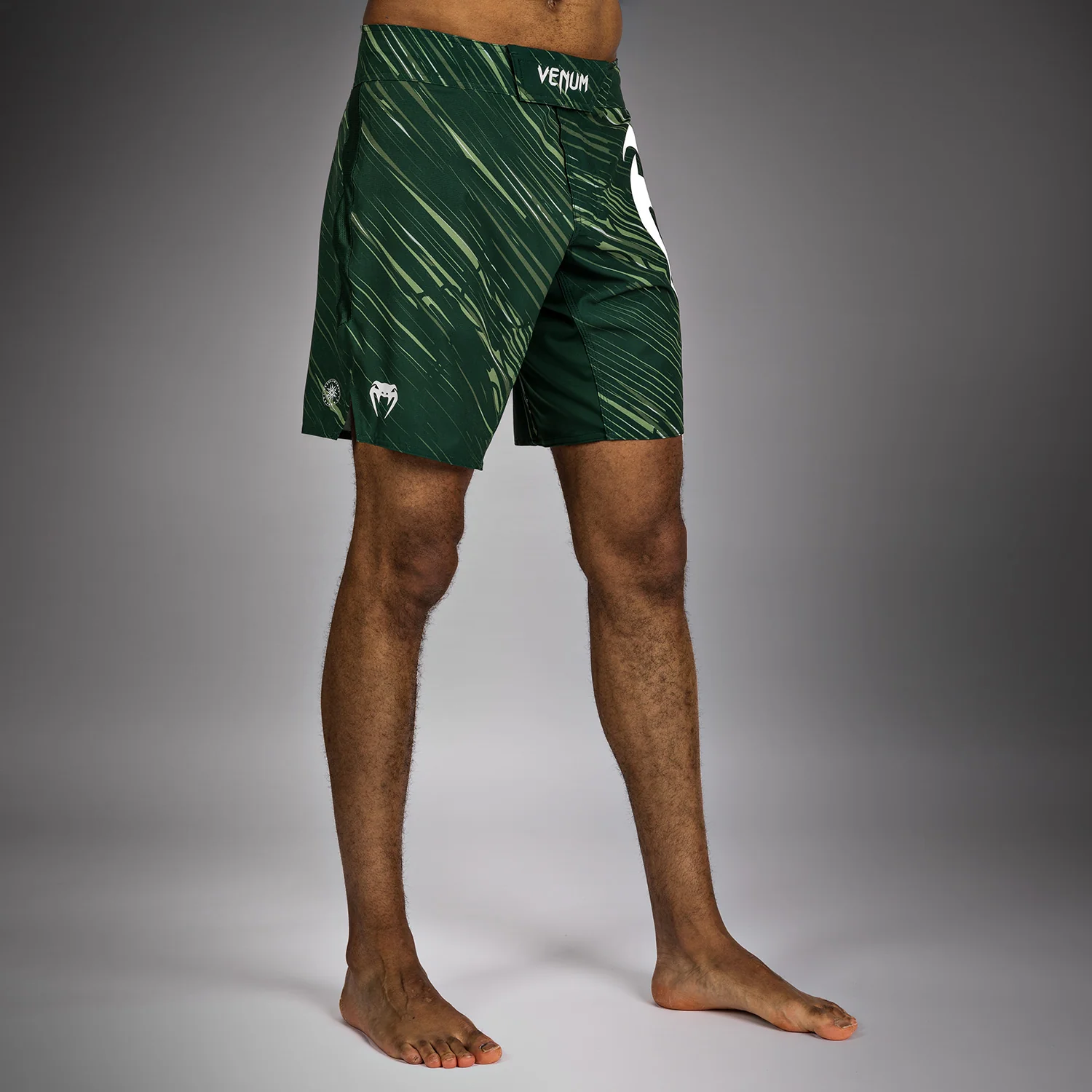 Venum Rapid Light Fight Shorts - Forest Green - Image 2