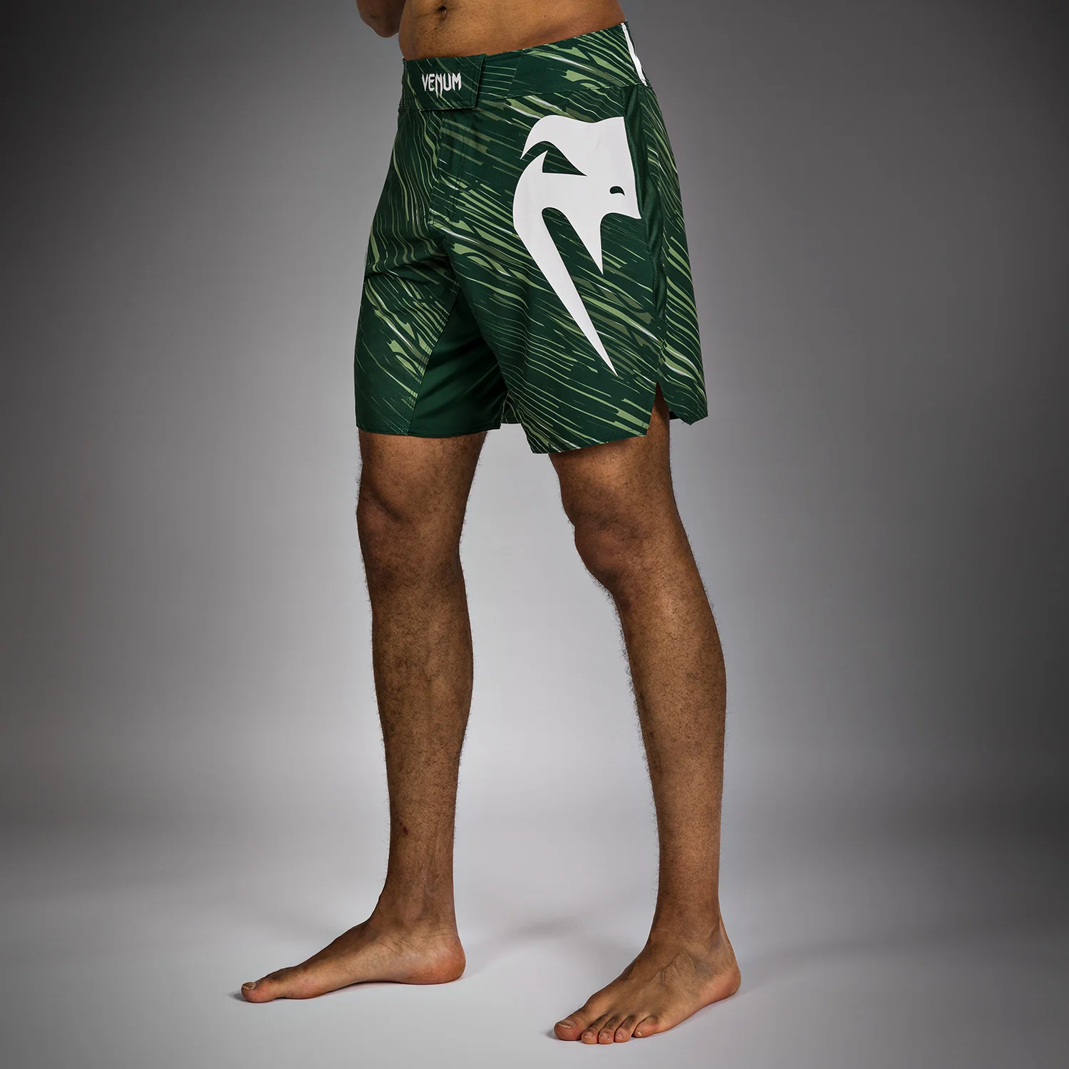 Venum Rapid Light Fight Shorts - Forest Green - Image 3