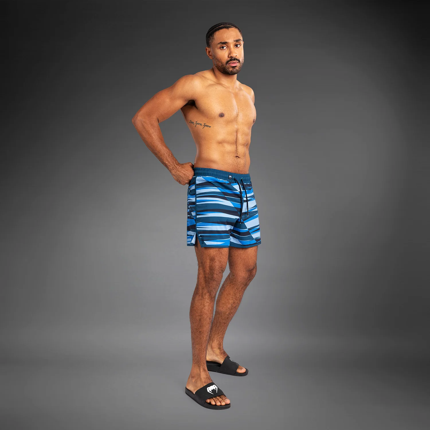 Venum Rapid Men’s Board Shorts - Shadow Blue - Image 3