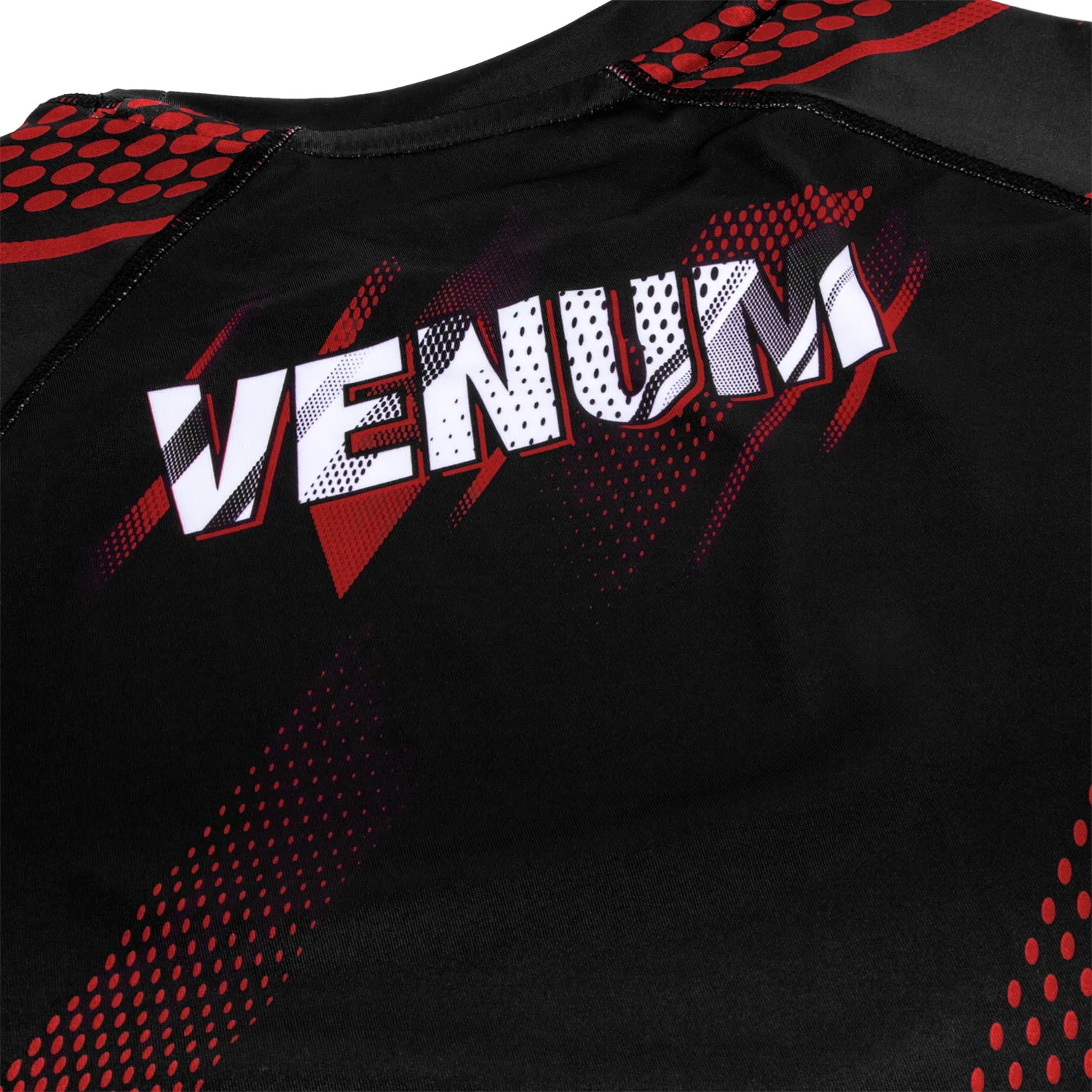 Venum Rapid Rashguard - Long Sleeves - Black/Red - Image 8