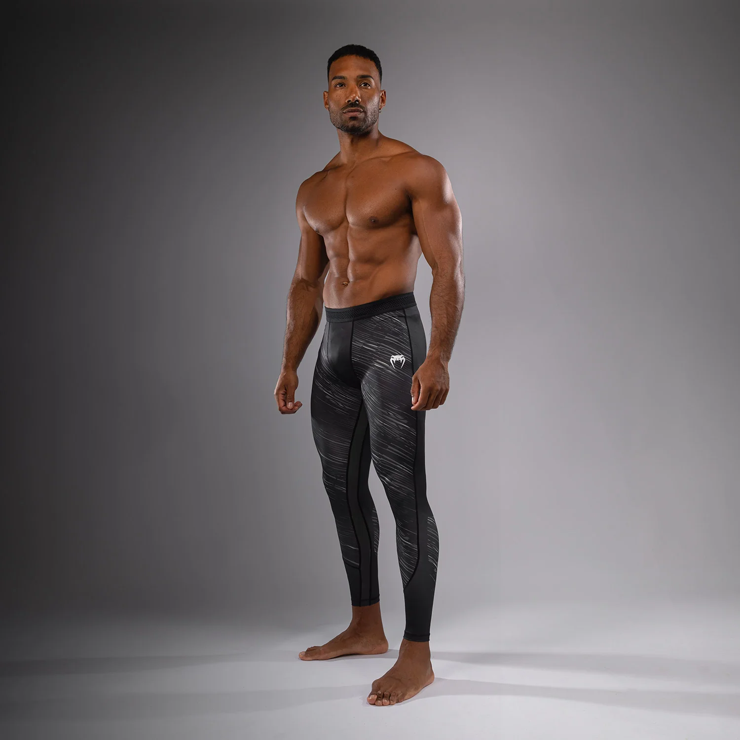 Venum Rapid Spats - Black/Storm Grey - Image 2