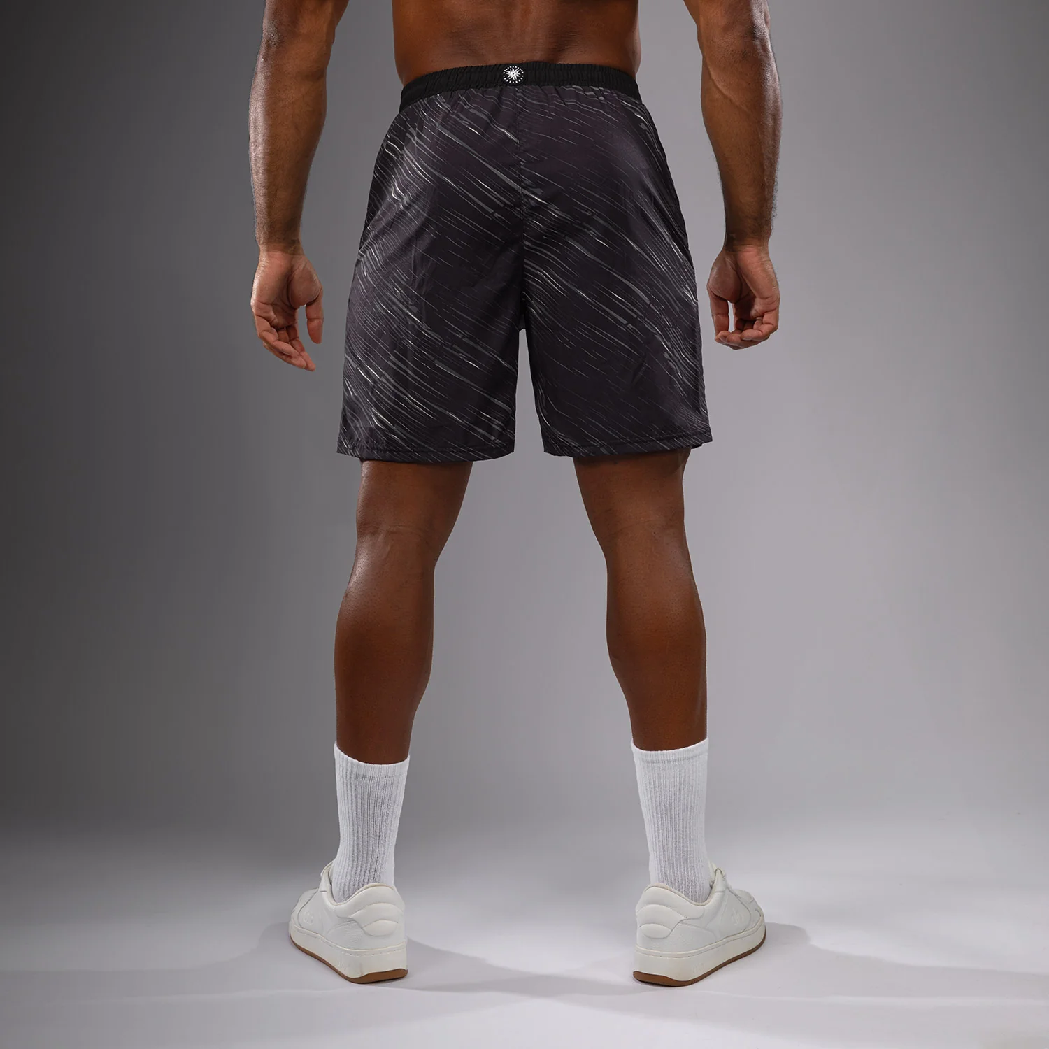 Venum Rapid Training Shorts - Black/Storm Grey - Image 3