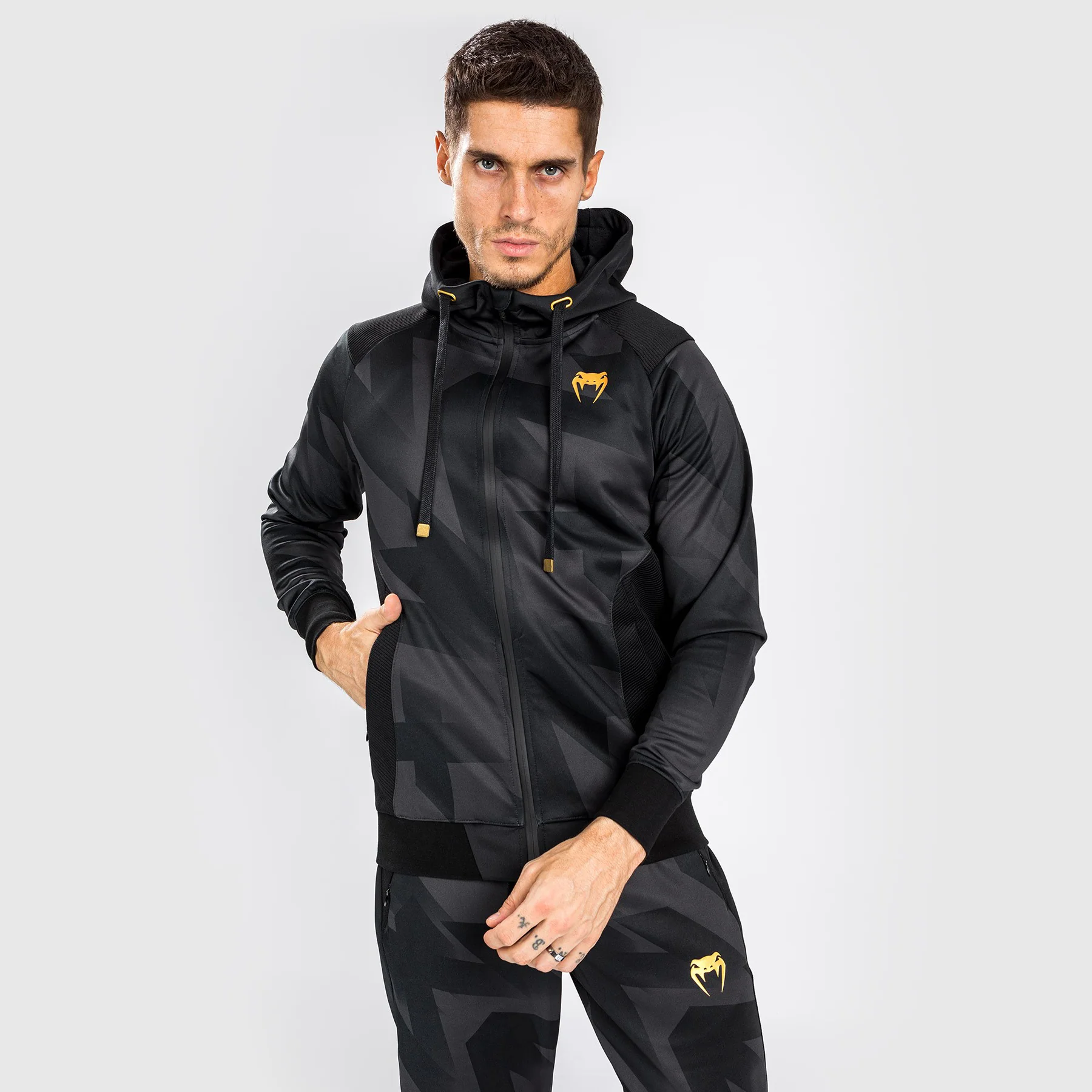 Venum Razor Hoodie - Black/Gold - Image 6