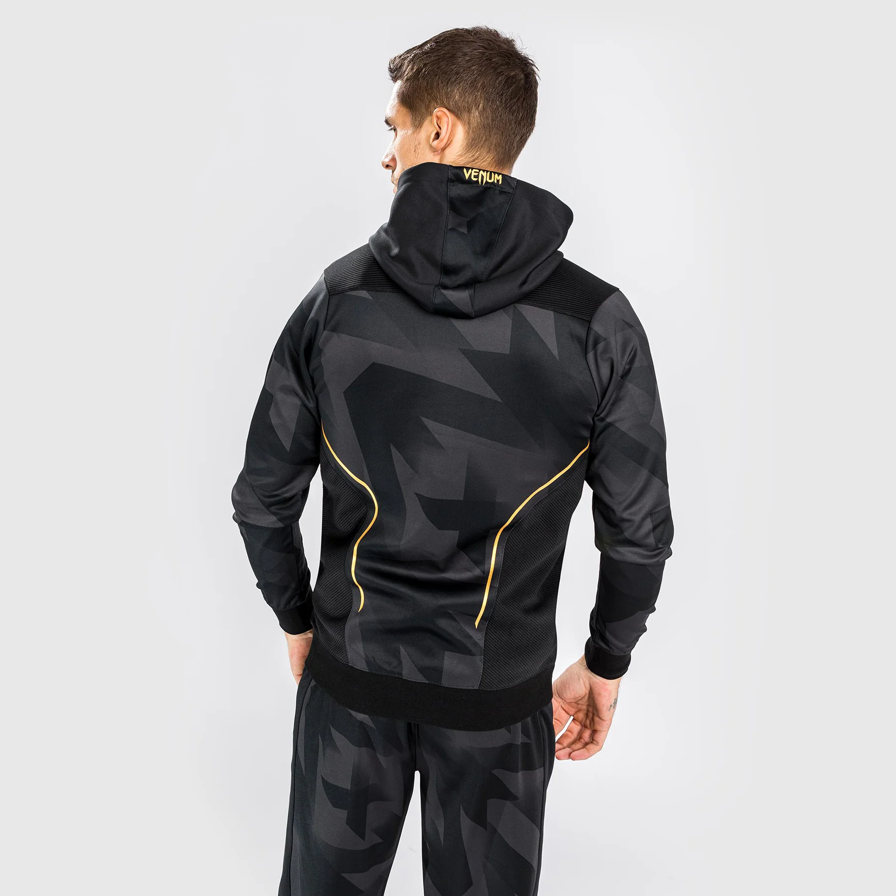 Venum Razor Hoodie - Black/Gold - Image 8