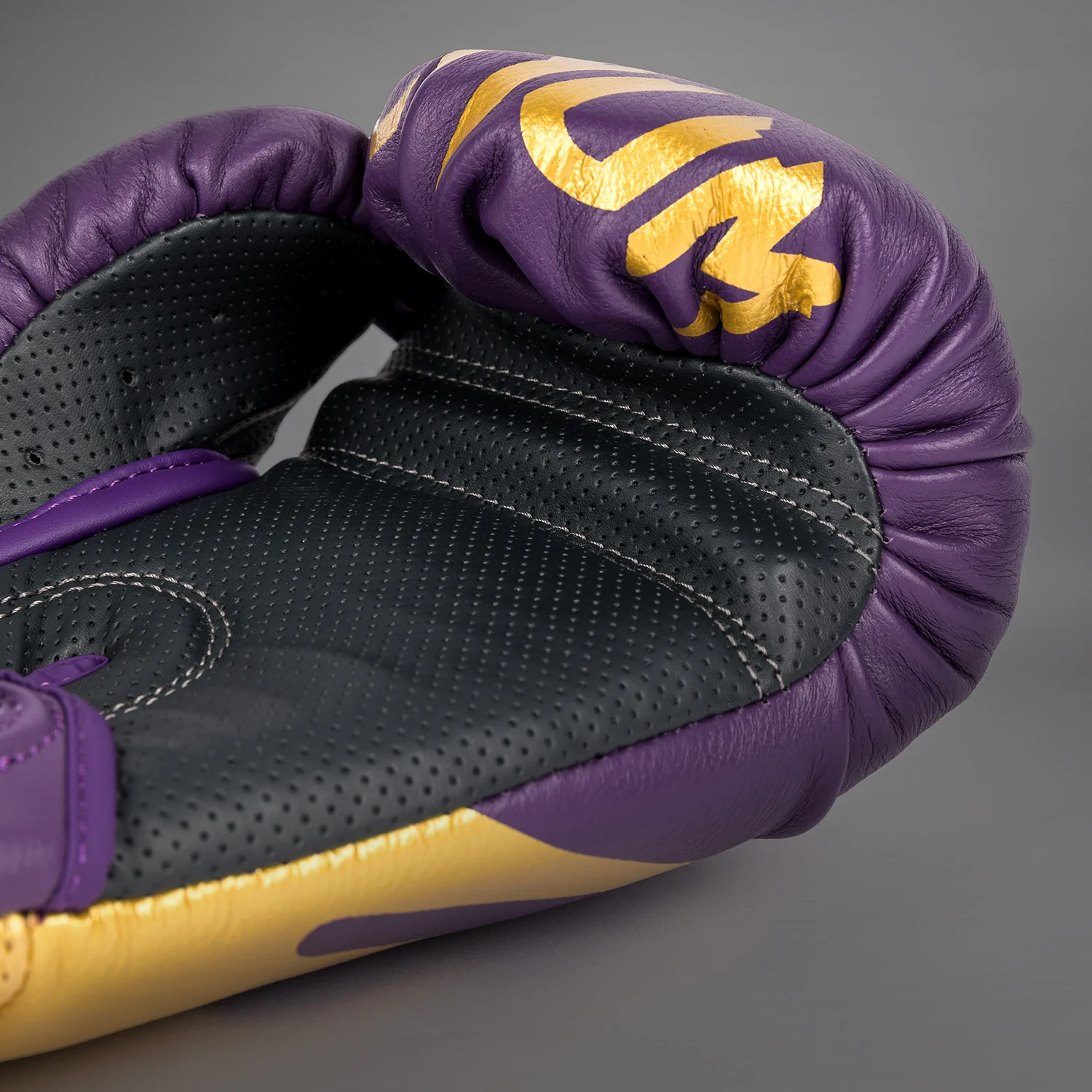 Venum Reverso Boxing Gloves - Dark Purple/Gold - Image 5