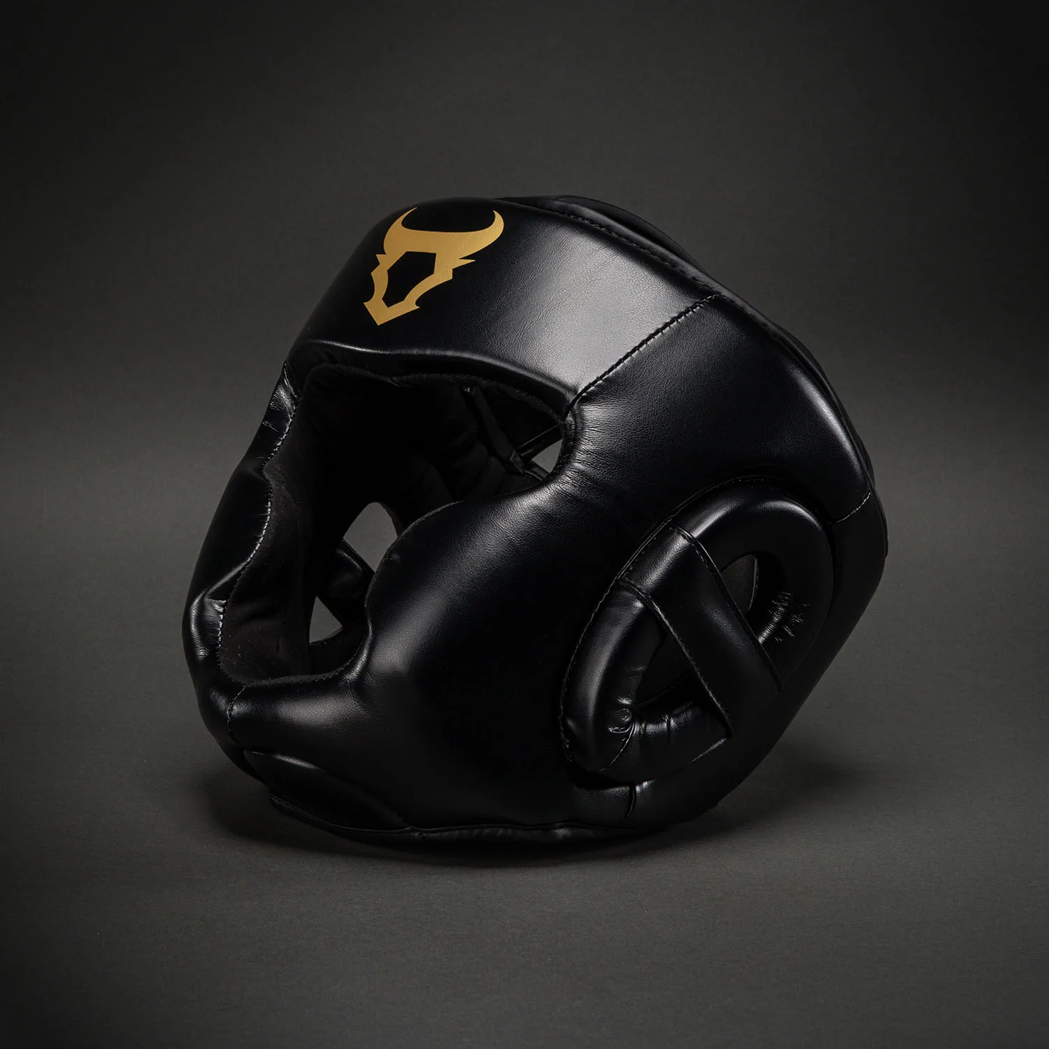 Venum Ringhorns Charger Headgear - Black/Gold - Image 2