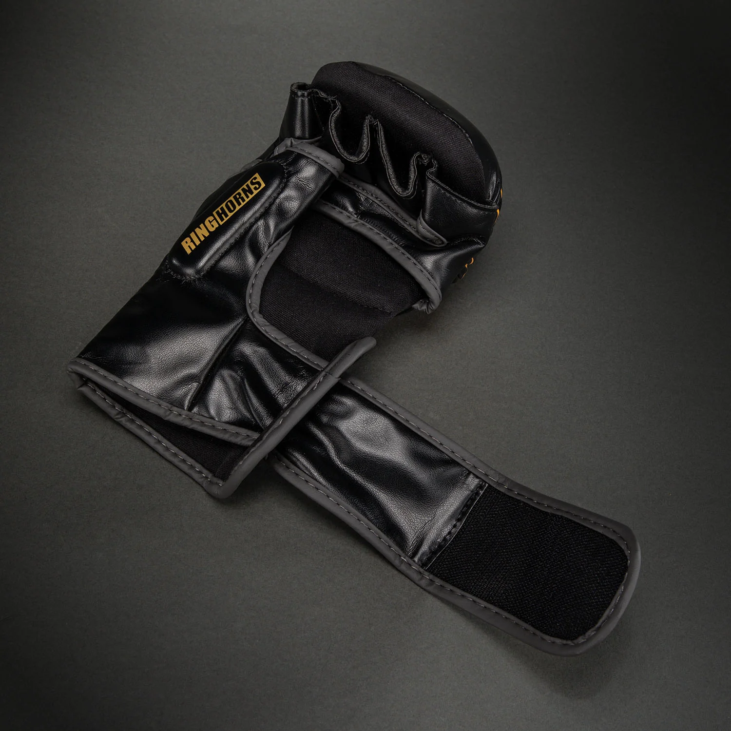 Ringhorns Charger by Venum MMA Sparring Gloves - Black/Gold - Image 4