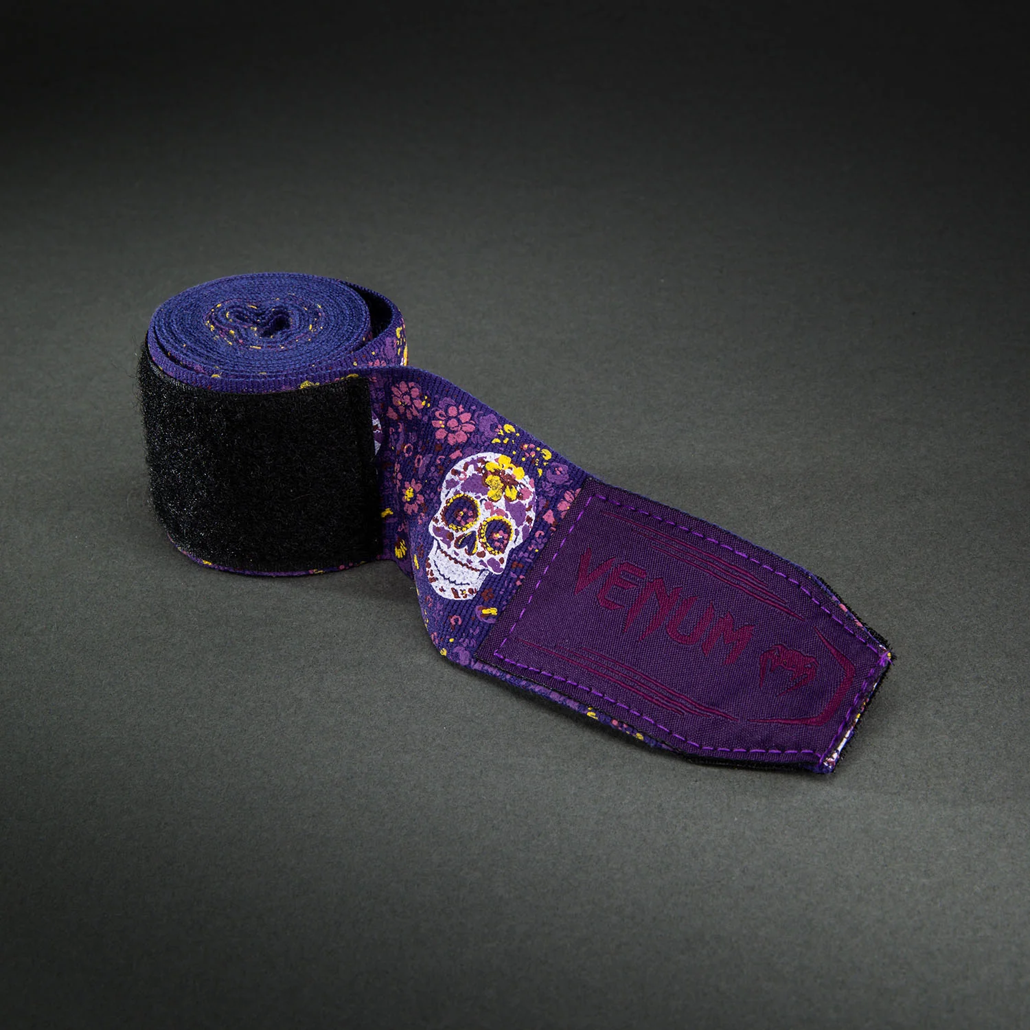 Venum Kontact Evo Santa Muerte Handwraps - Dark Purple - Image 3