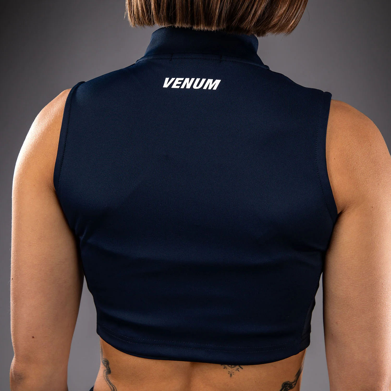 Venum Sculpt Shape Women's Crop Top - Navy Blue - Image 7