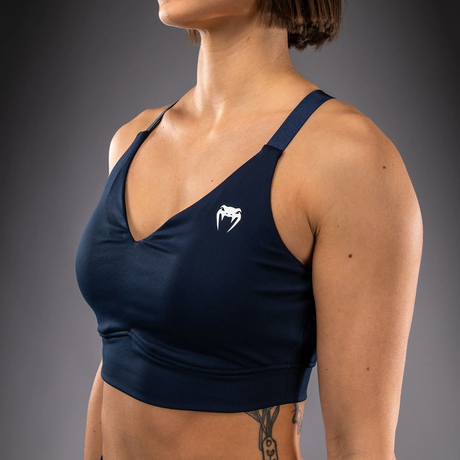 Venum Sculpt Shape Women's Sports Bra - Navy Blue - Image 4