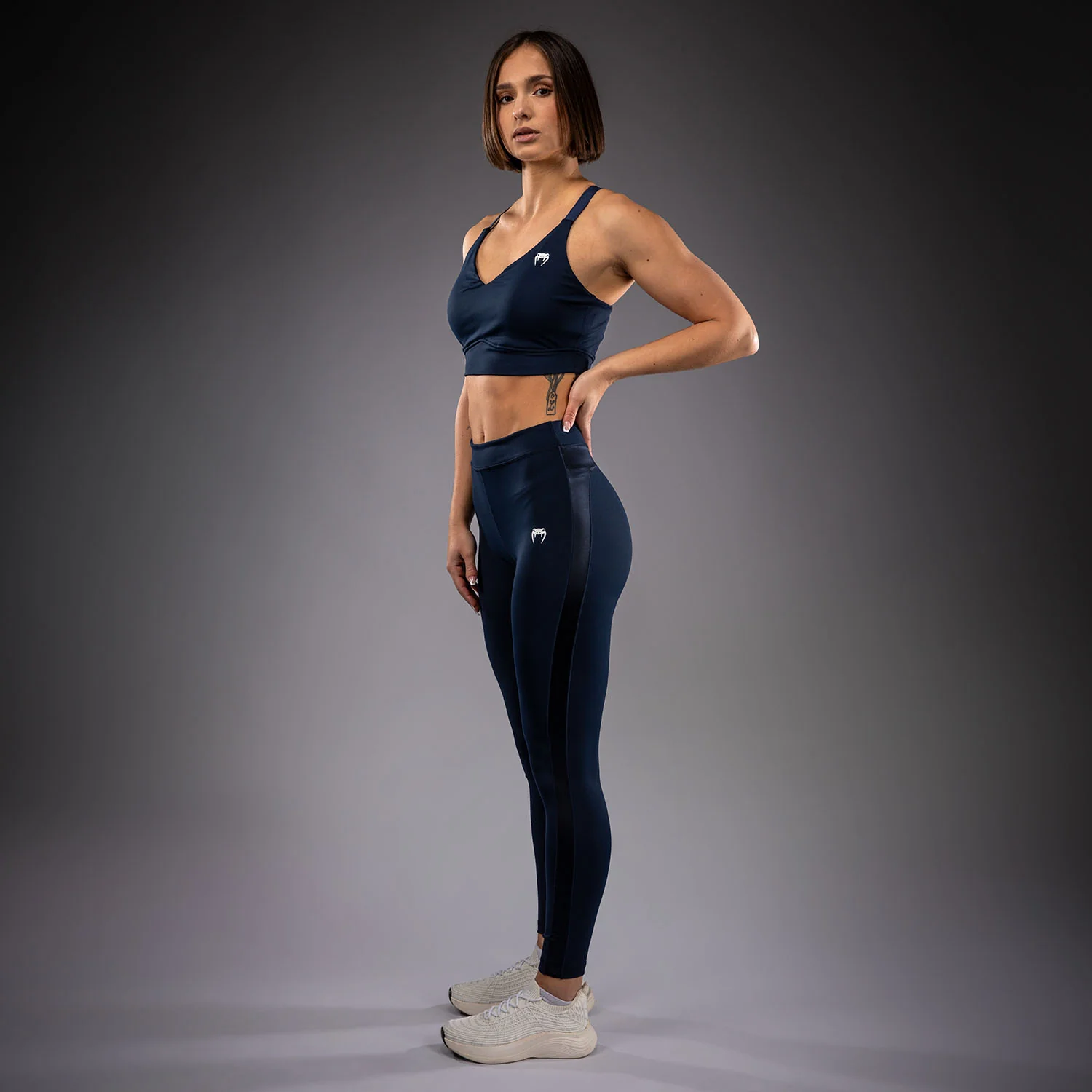 Venum Sculpt Shape Women's Sports Bra - Navy Blue - Image 6
