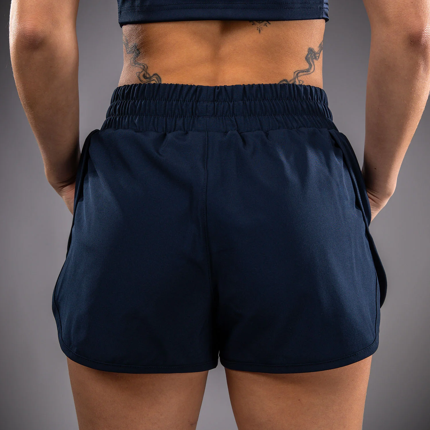 Venum Sculpt Shape Women's Training Shorts - Navy Blue - Image 5