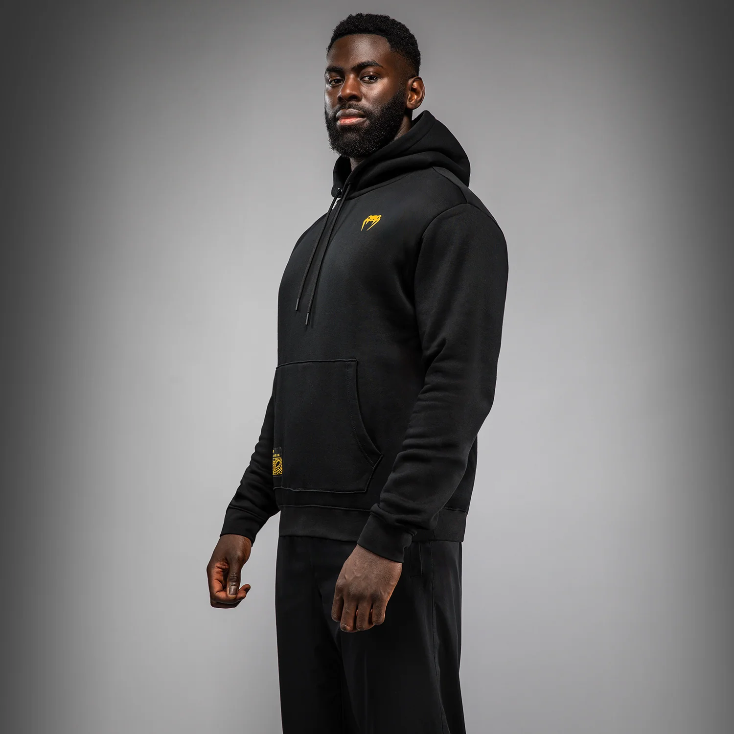 Venum Serpenti Hoodie - Black/Silver/Gold - Image 4