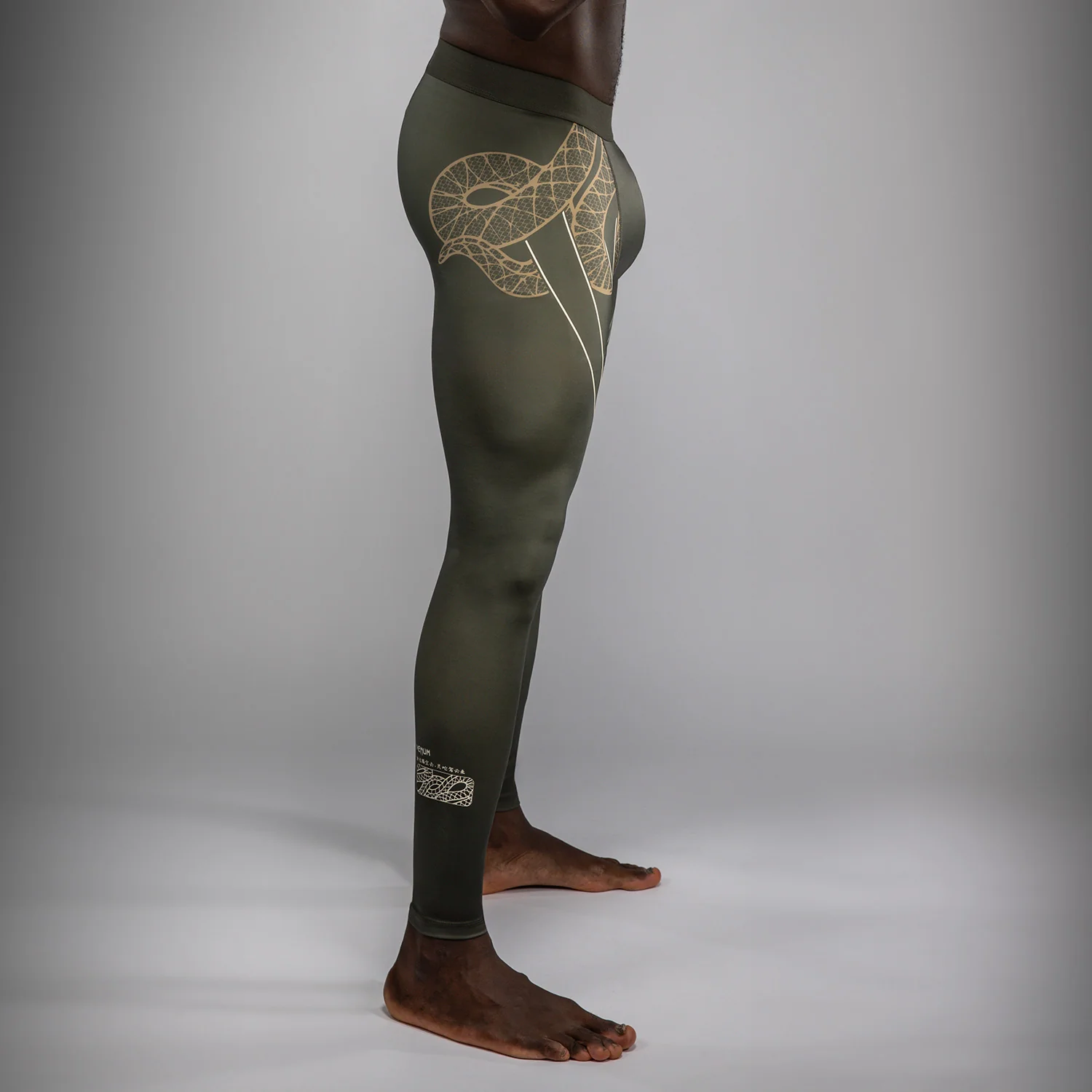 Venum Serpenti Spats - Khaki/Bronze/Ivory - Image 2
