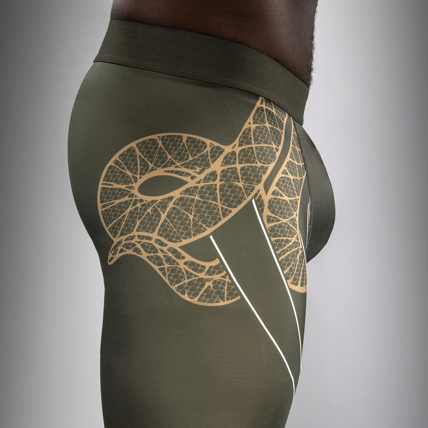 Venum Serpenti Spats - Khaki/Bronze/Ivory - Image 4