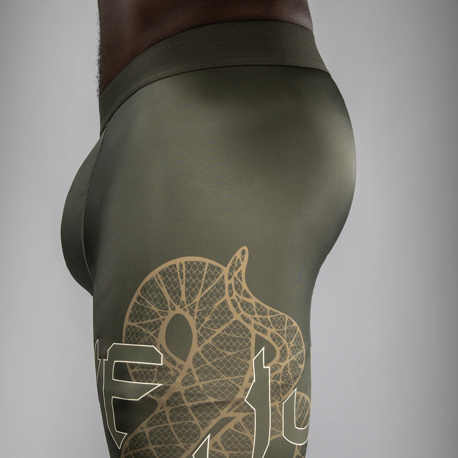 Venum Serpenti Spats - Khaki/Bronze/Ivory - Image 5