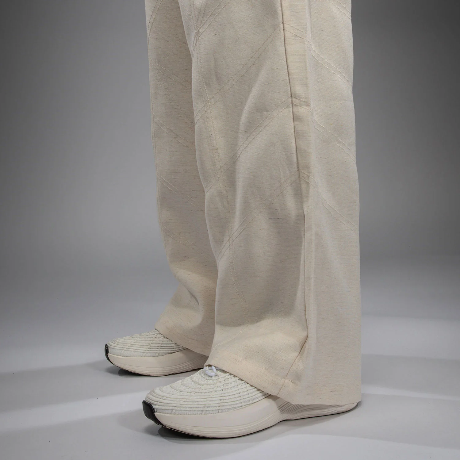 Venum Serpenti Women’s Pants - Ivory/Burgundy - Image 8
