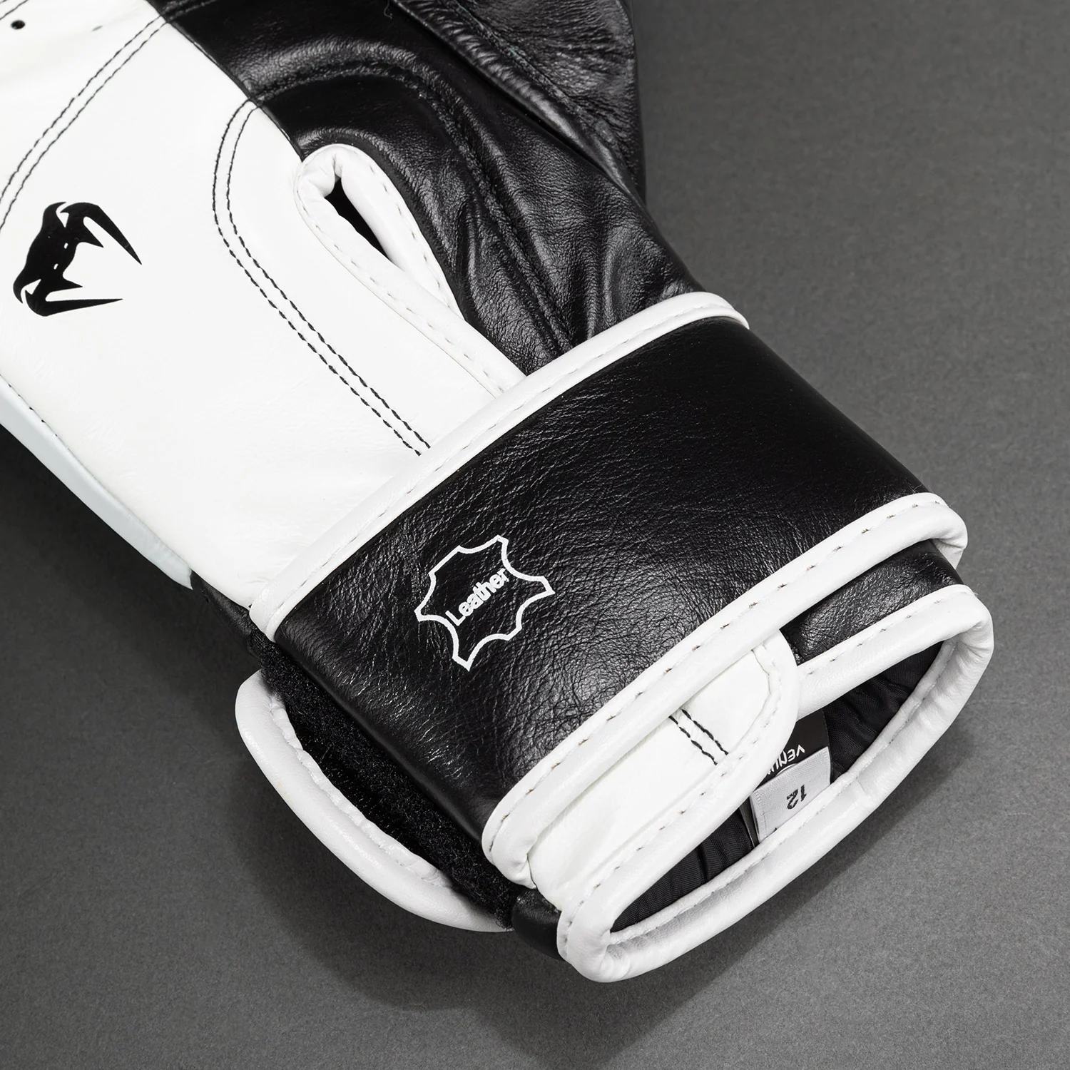 Venum Shield Pro Boxing Gloves with Velcro - Black/White - Image 4